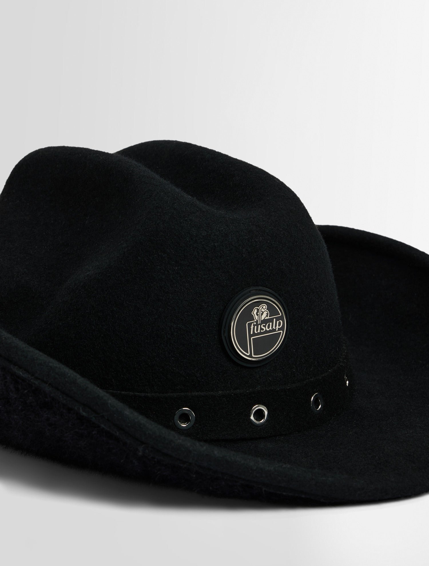 Chapeau cowboy coupe regular FUSALP Noir