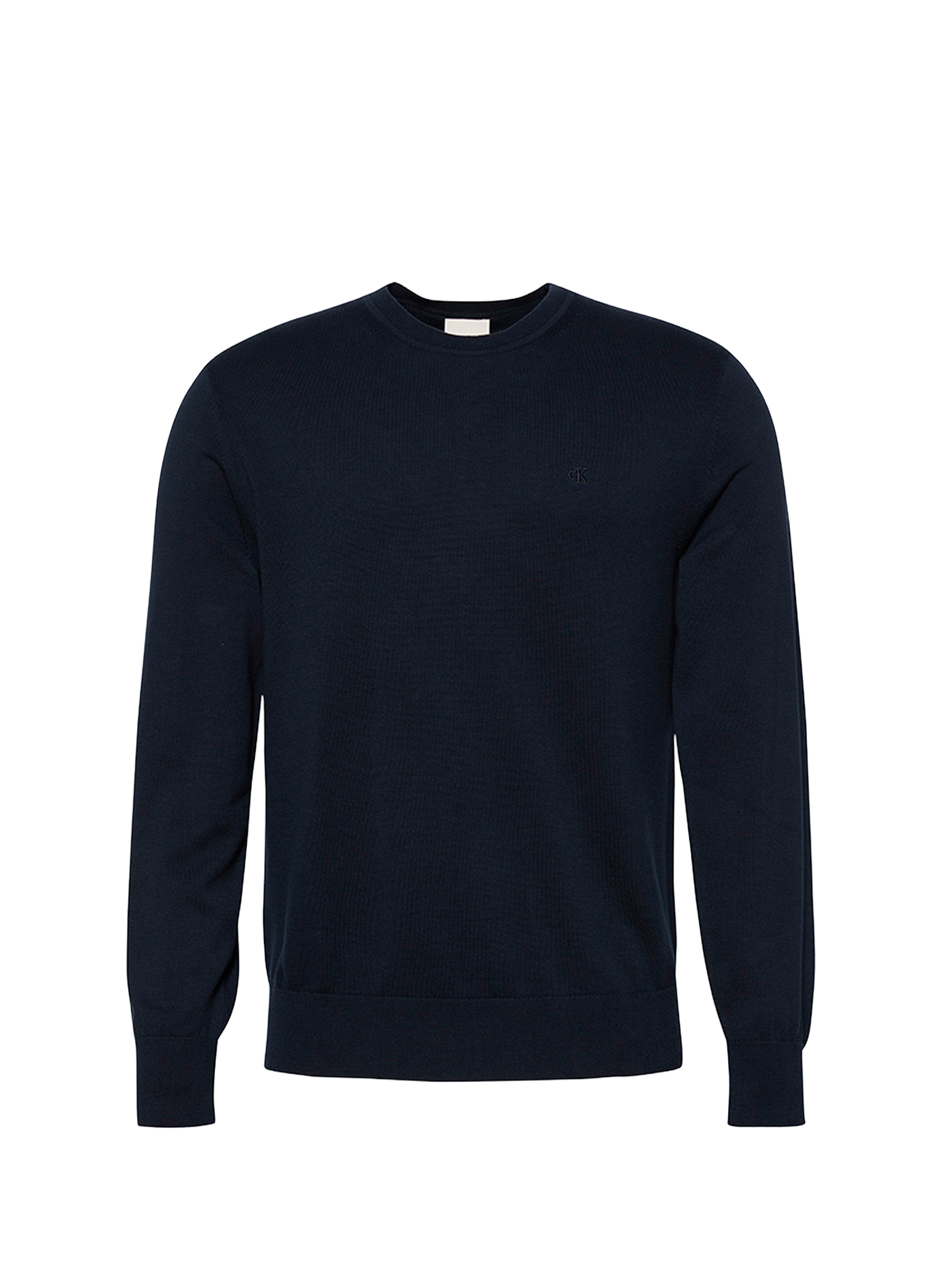Fluffy cotton sweater CALVIN KLEIN Blue