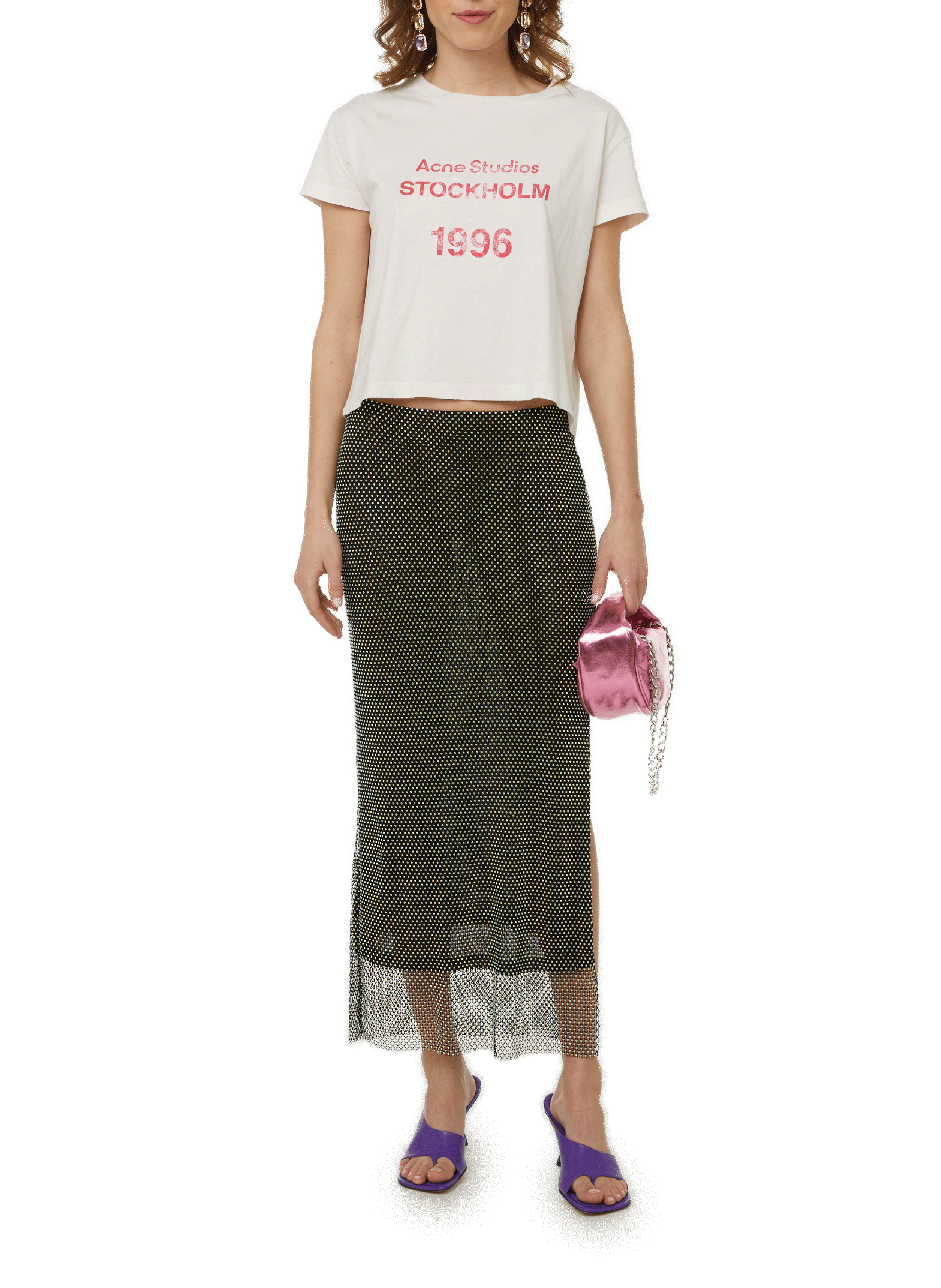 Sac à main Baby Cush BY FAR Rose