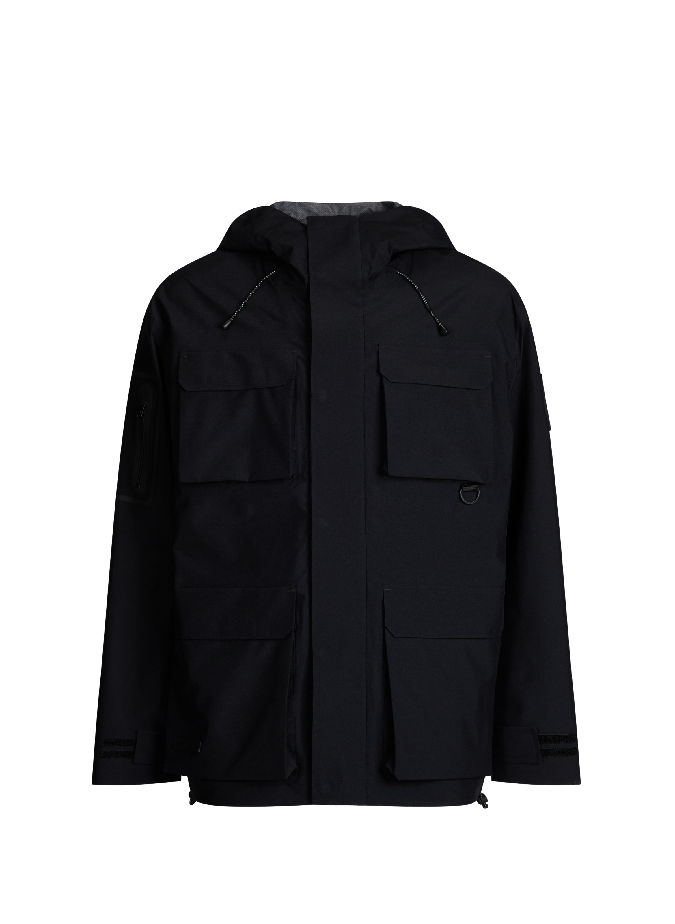Veste imperméable à capuche MOOSE KNUCKLES Noir