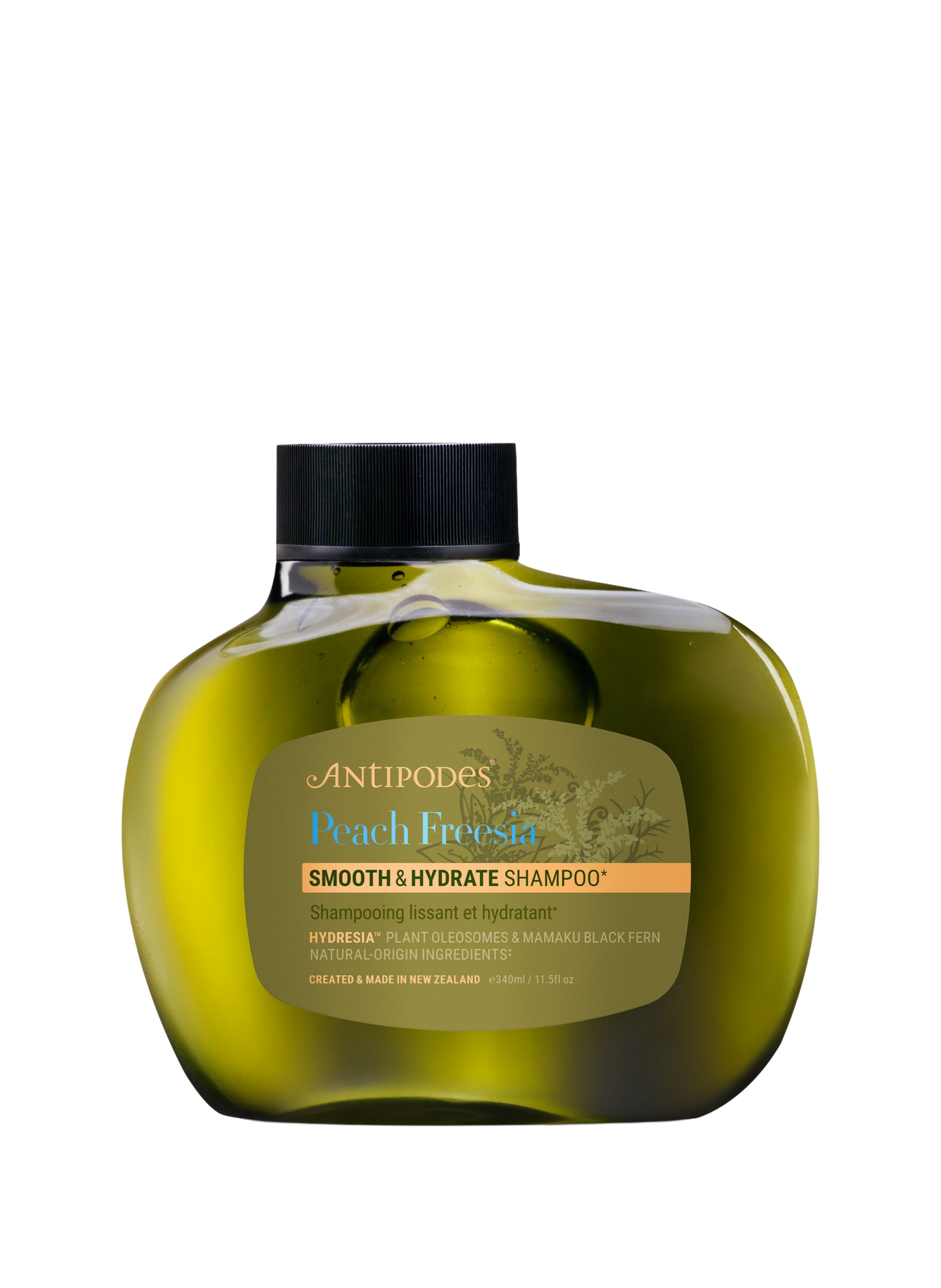 Shampoing Pêche Freesia Lissant et Hydratant ANTIPODES No color