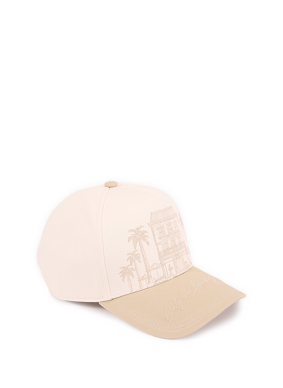 Casquette Villa Palms en coton ONLY THE BLIND Beige