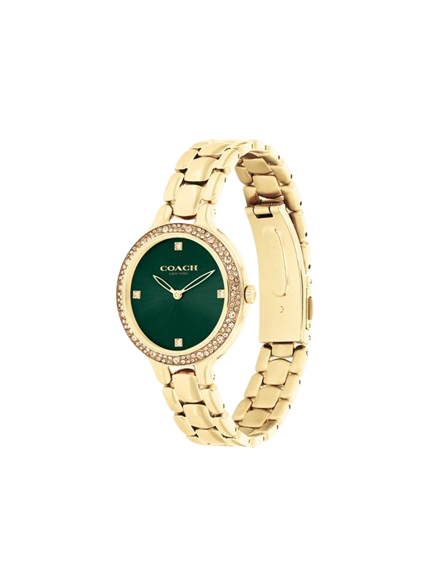 Montre quartz Chelsea en acier inoxydable COACH MONTRES Doré