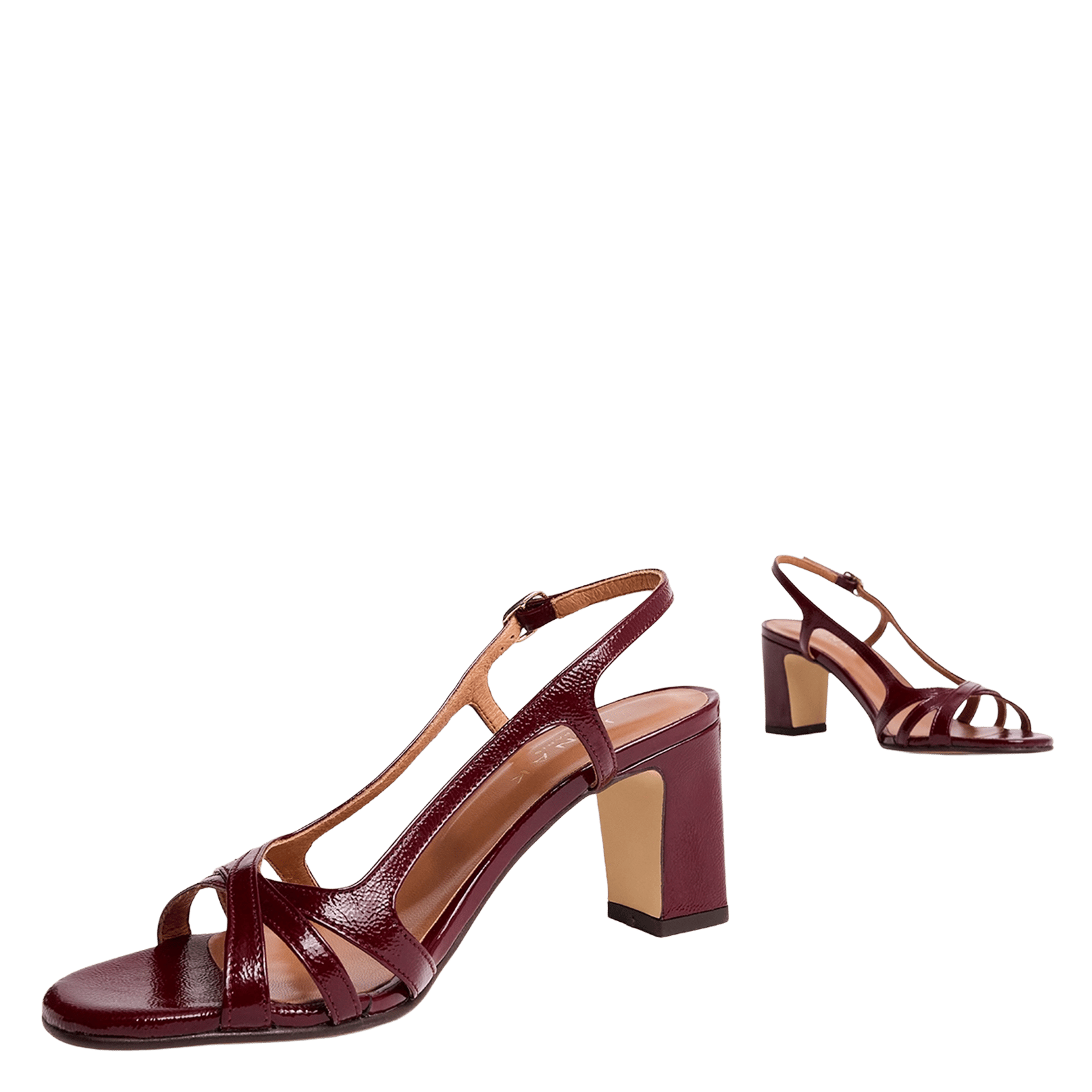Sandales hautes en cuir vaiana JONAK Rouge