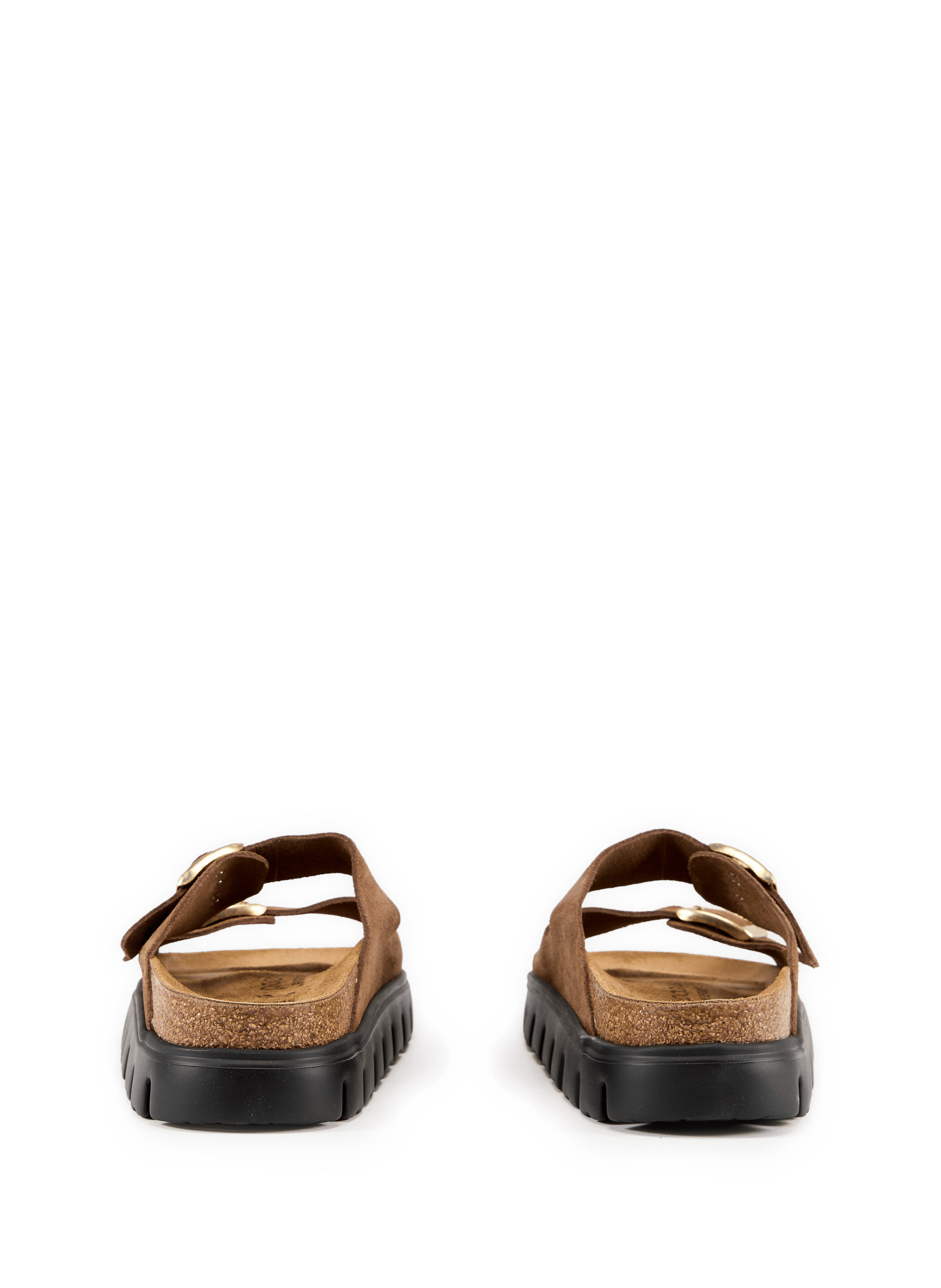 Mules Arizona Chunky van suède leer BIRKENSTOCK Bruin