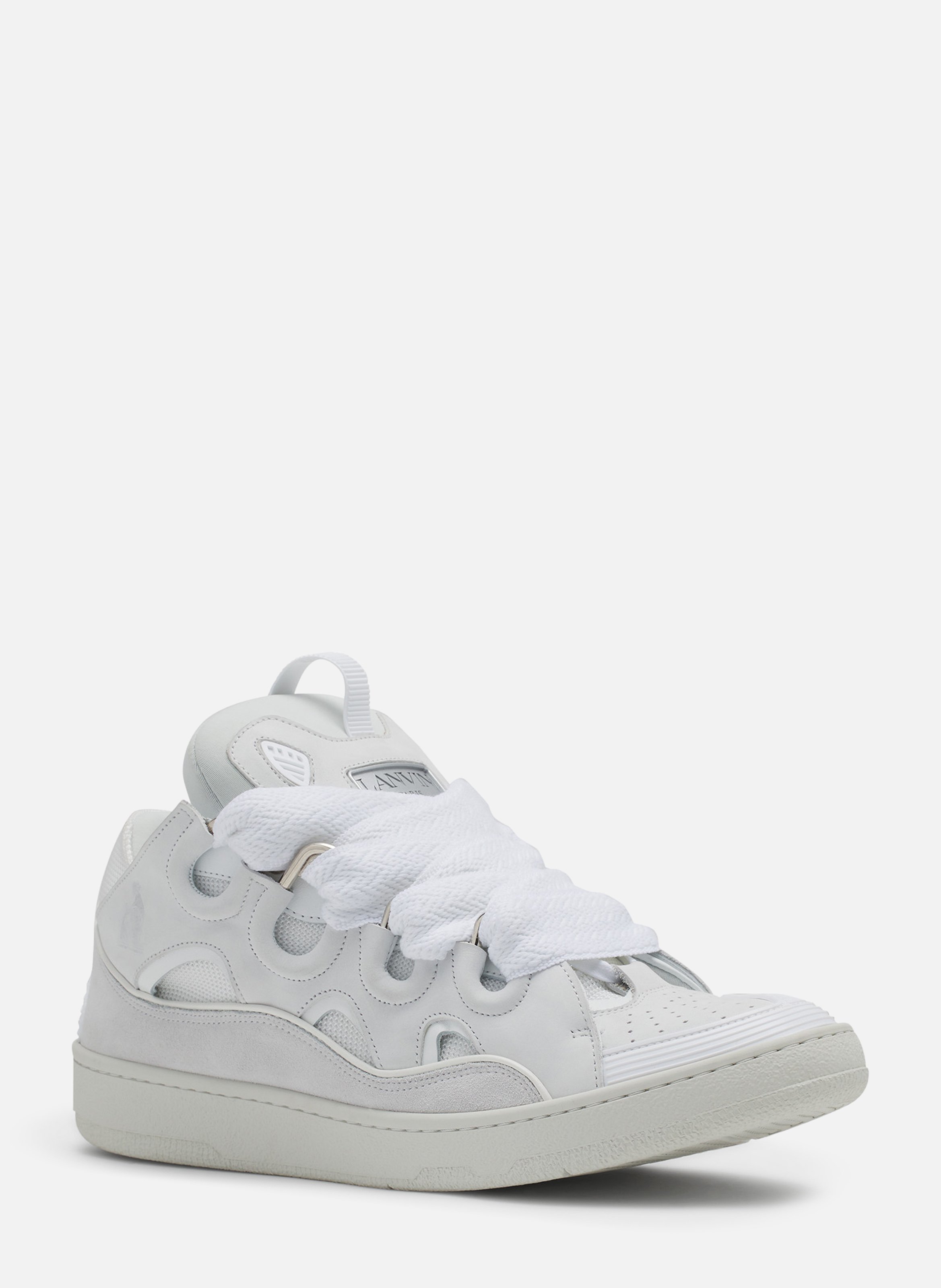 Sneakers curb en cuir LANVIN Blanc