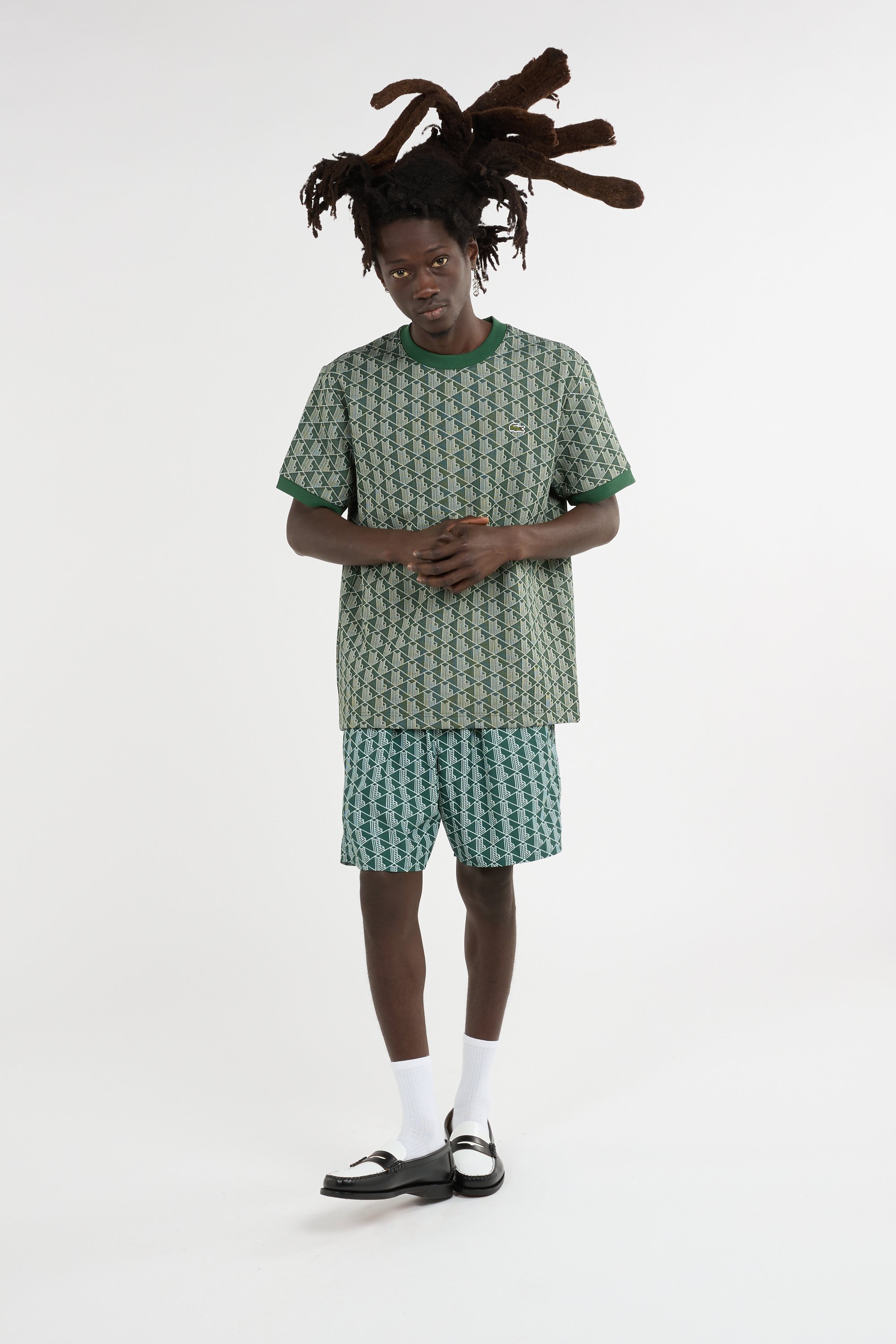T-shirt tee-shirt LACOSTE Vert