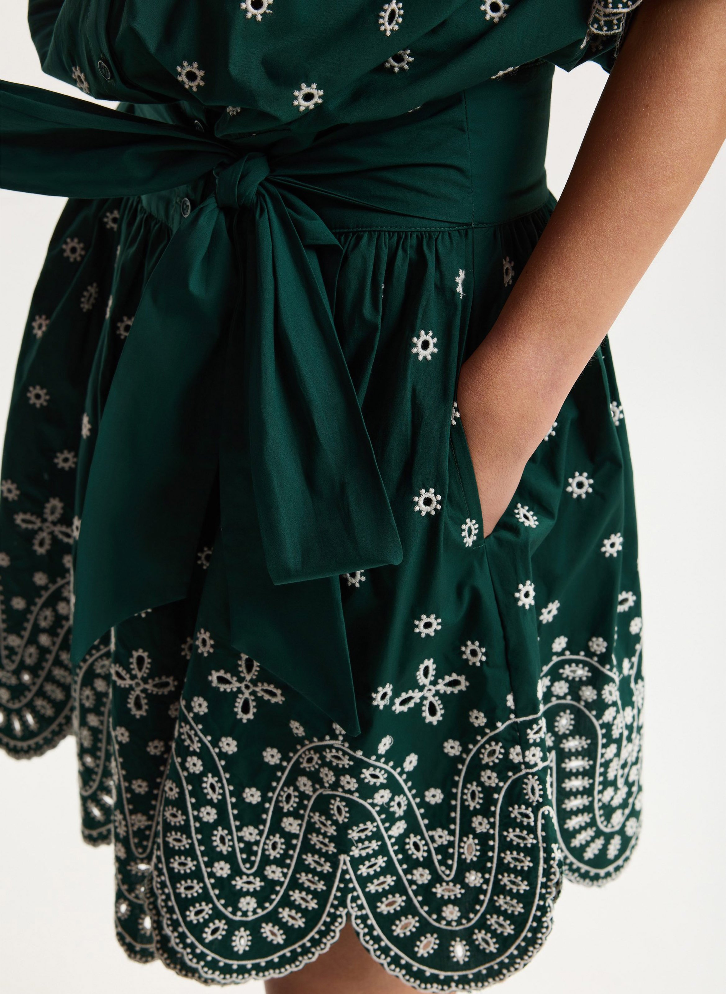 Robe courte imprimée kaylani ESSENTIEL ANTWERP Vert