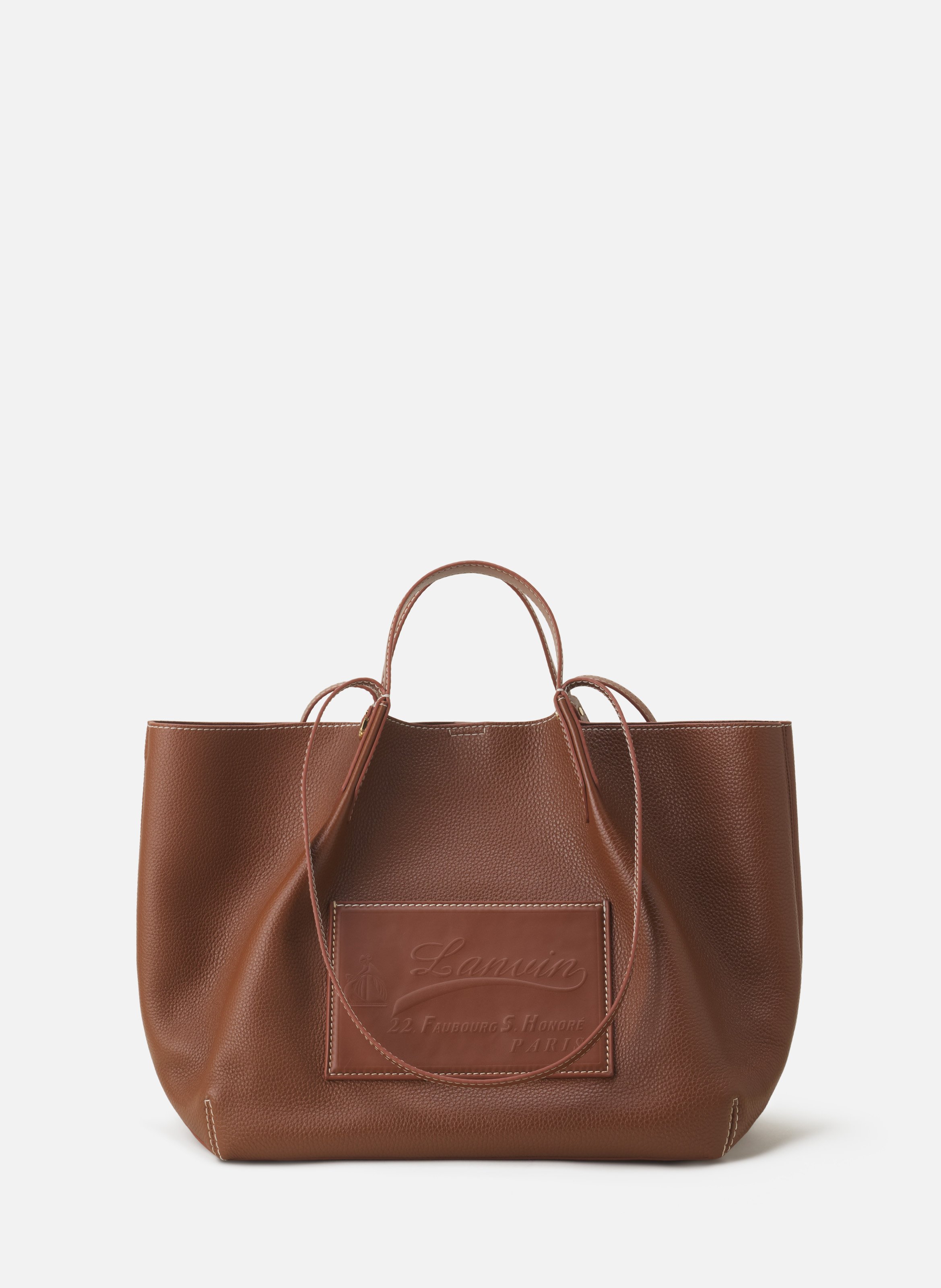 Sac cabas catch by lanvin LANVIN Marron