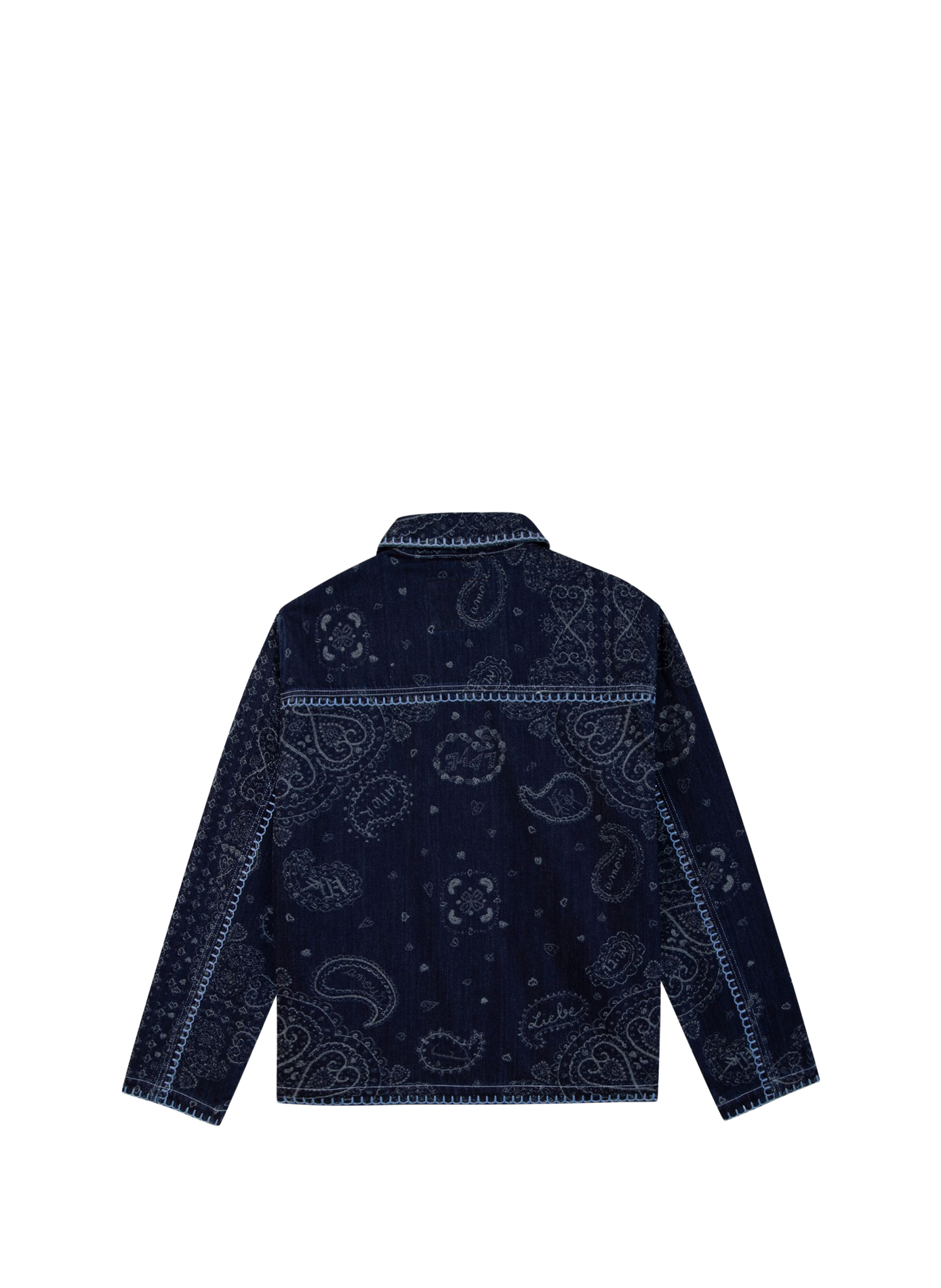 Gerader Lemonnier Bandana Baumwoll-Blouson MAISON LABICHE Blau