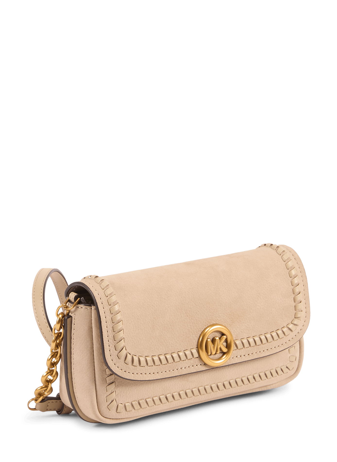 Sac à bandoulière Nolita small en cuir MICHAEL KORS Beige
