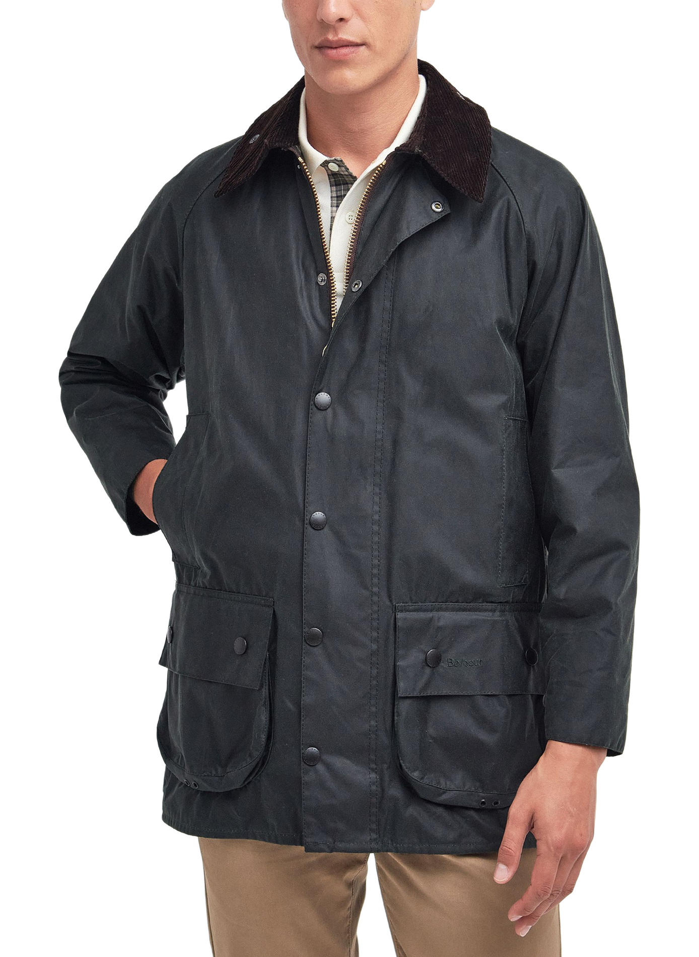 Wax Beaufort cotton jacket BARBOUR Green