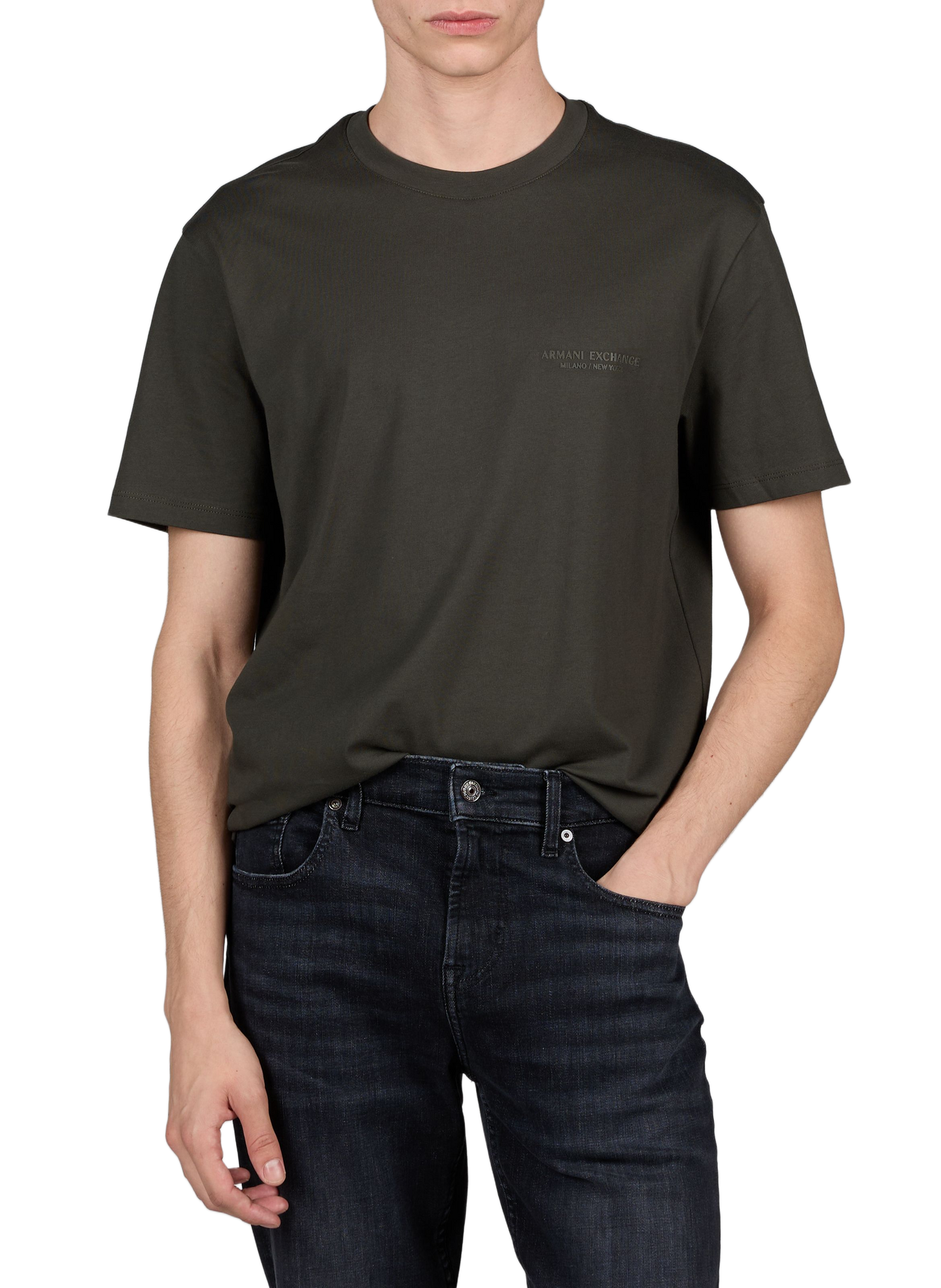 Short-sleeved T-shirt ARMANI EXCHANGE Khaki