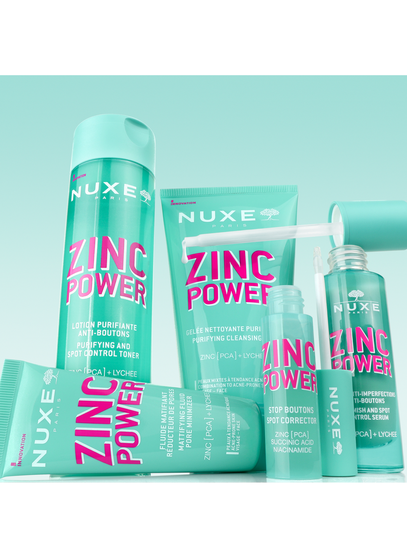 Stop Zinc Power Buttons NUXE No color