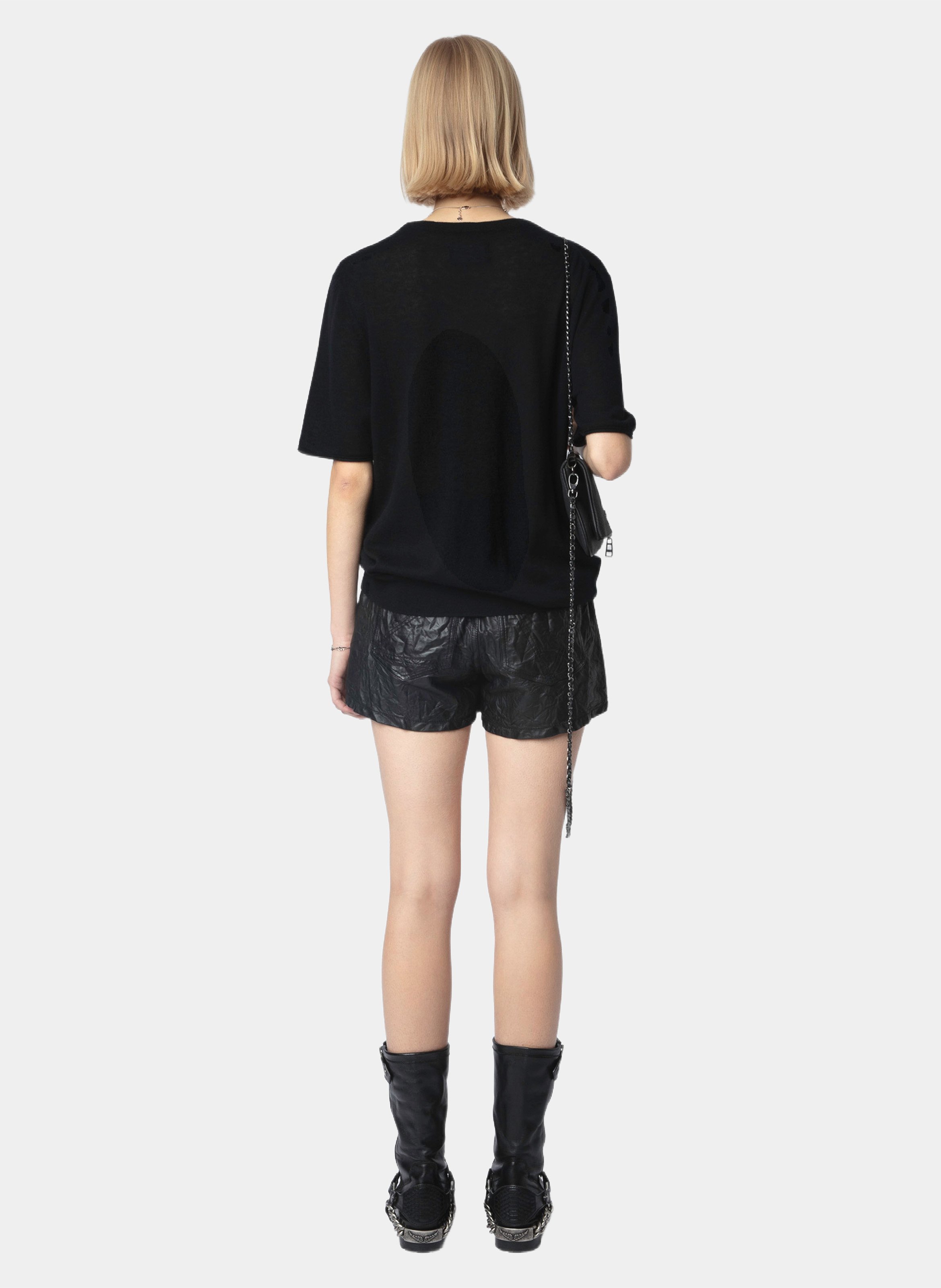 Pull col rond en cachemire ida ZADIG&VOLTAIRE Noir