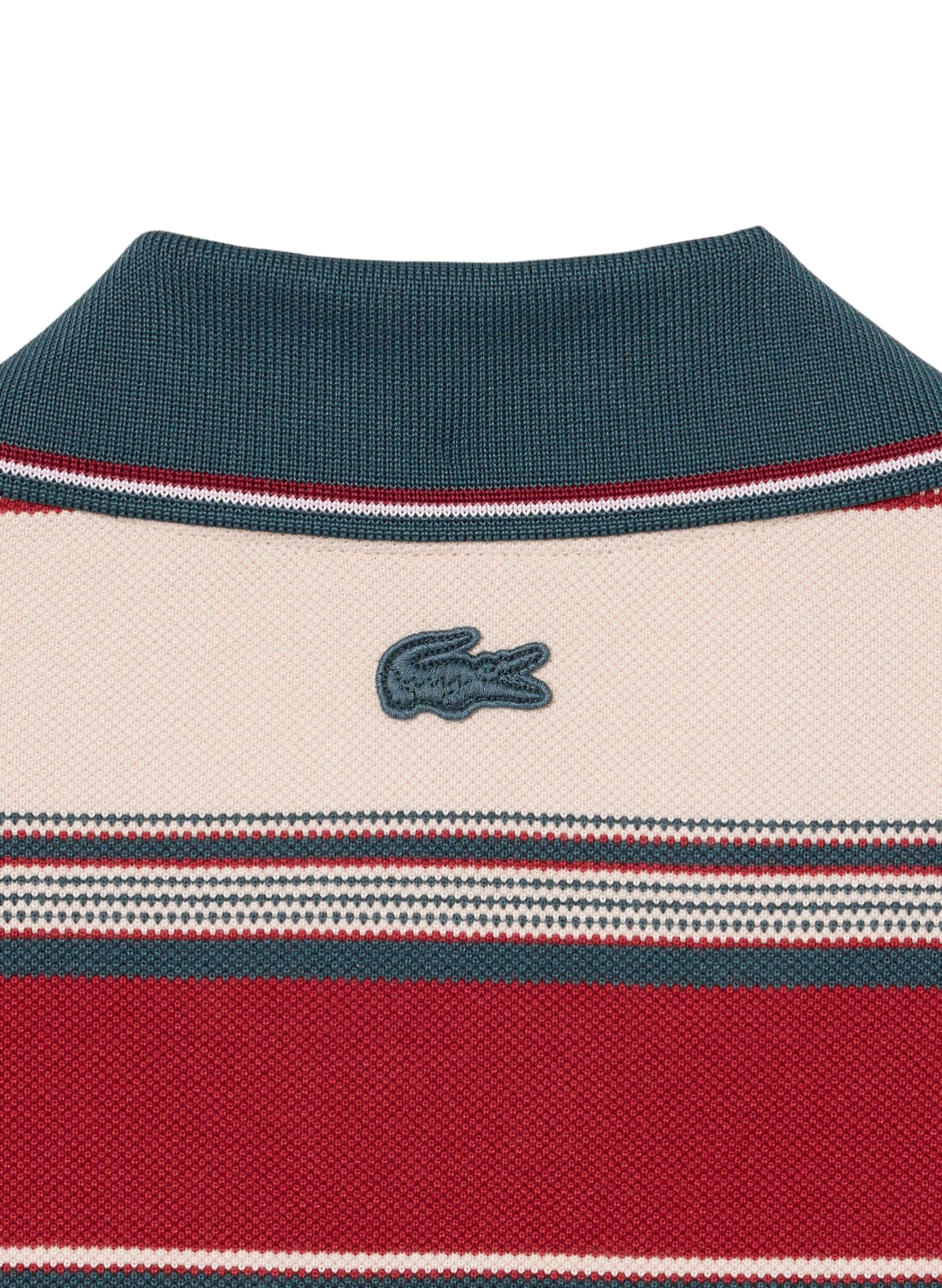 Polo Oziris droit rayé en coton LACOSTE Multicolore