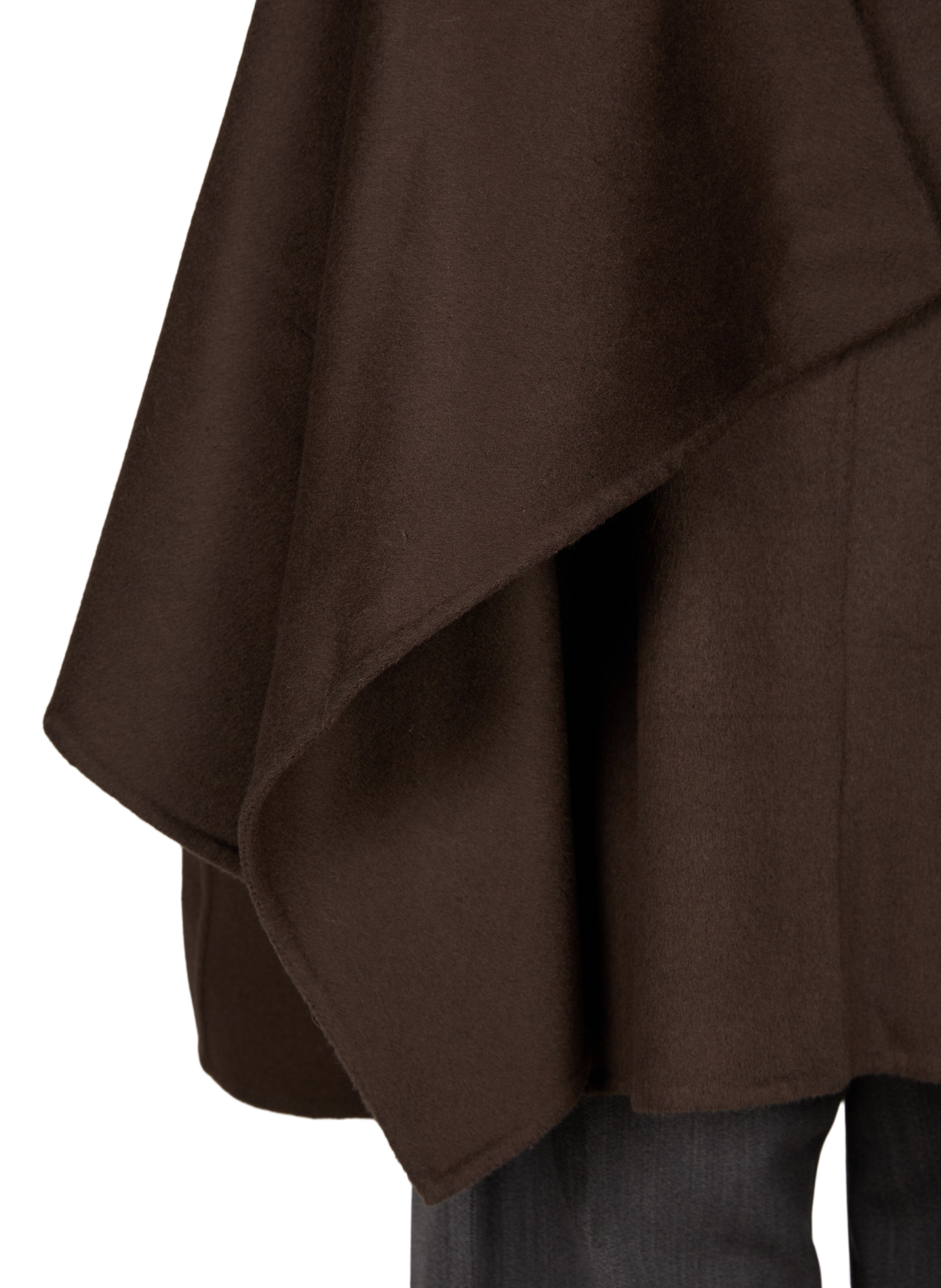 Short Astra coat in wool, alpaca and silk VIKTORIA CHAN Brown