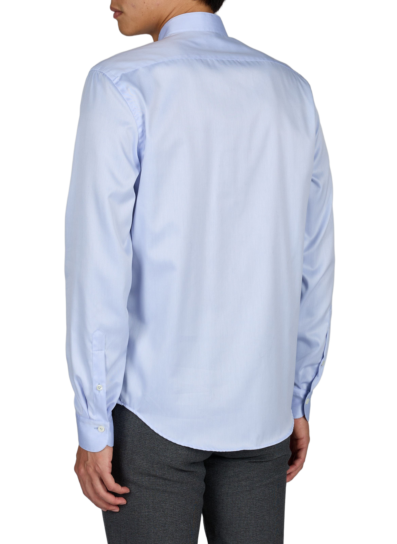 Overhemd met klassieke kraag van katoen VAN LAACK Blauw