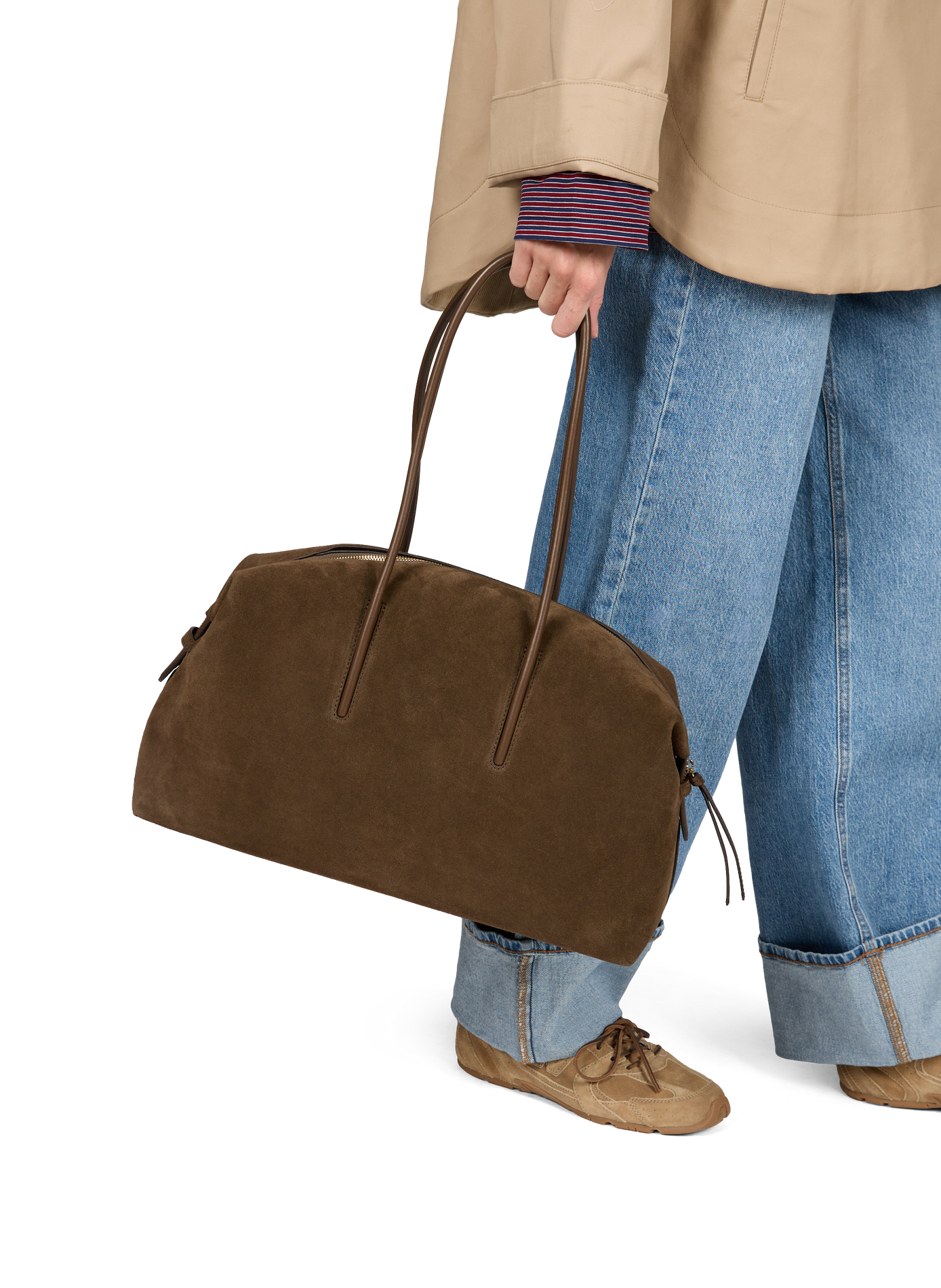 Handtasche The Stockholm aus Leder DEMELLIER LONDON Braun