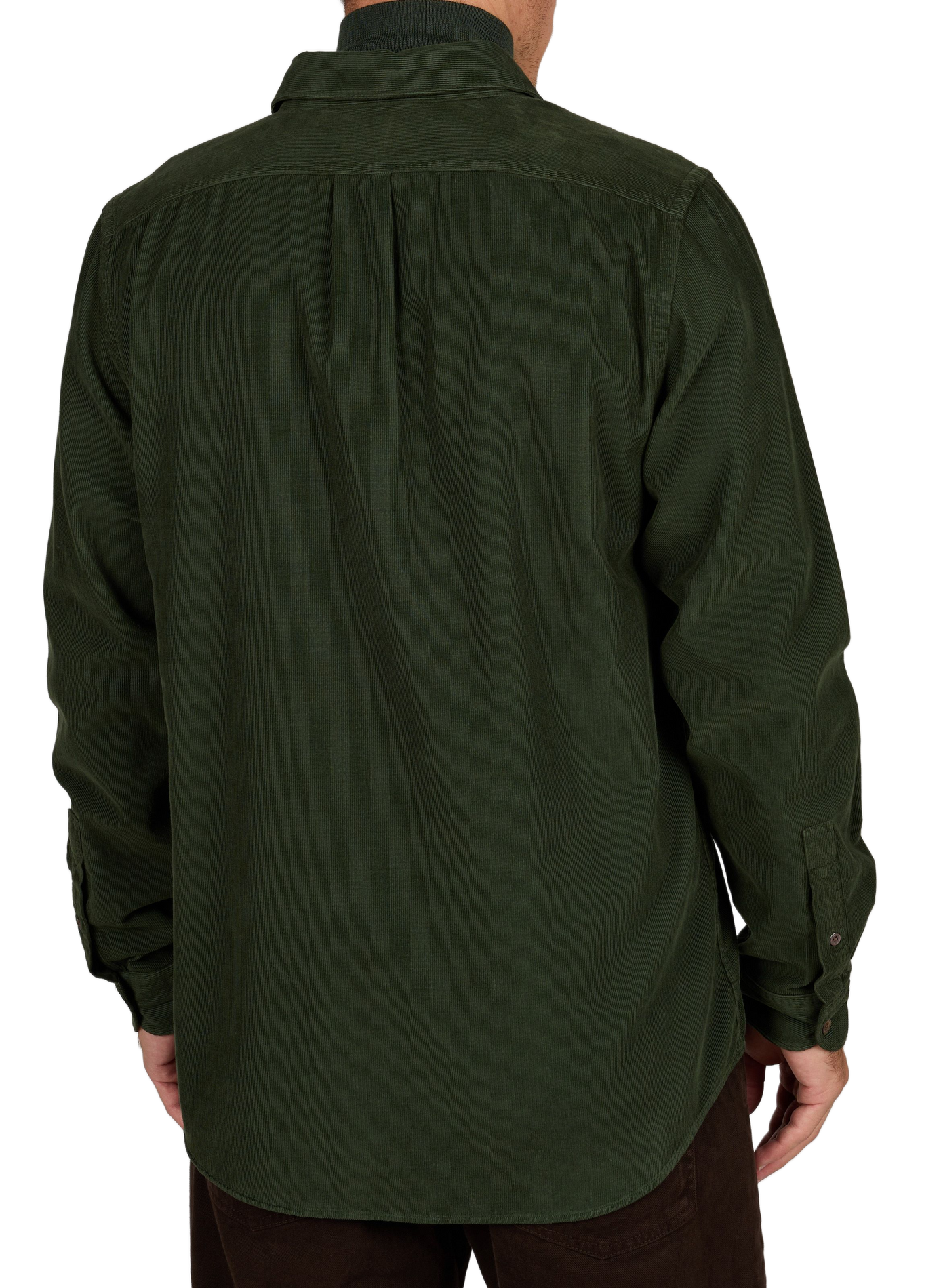 Gerade geschnittenes Hemd aus Baumwollcord PAUL SMITH Grun