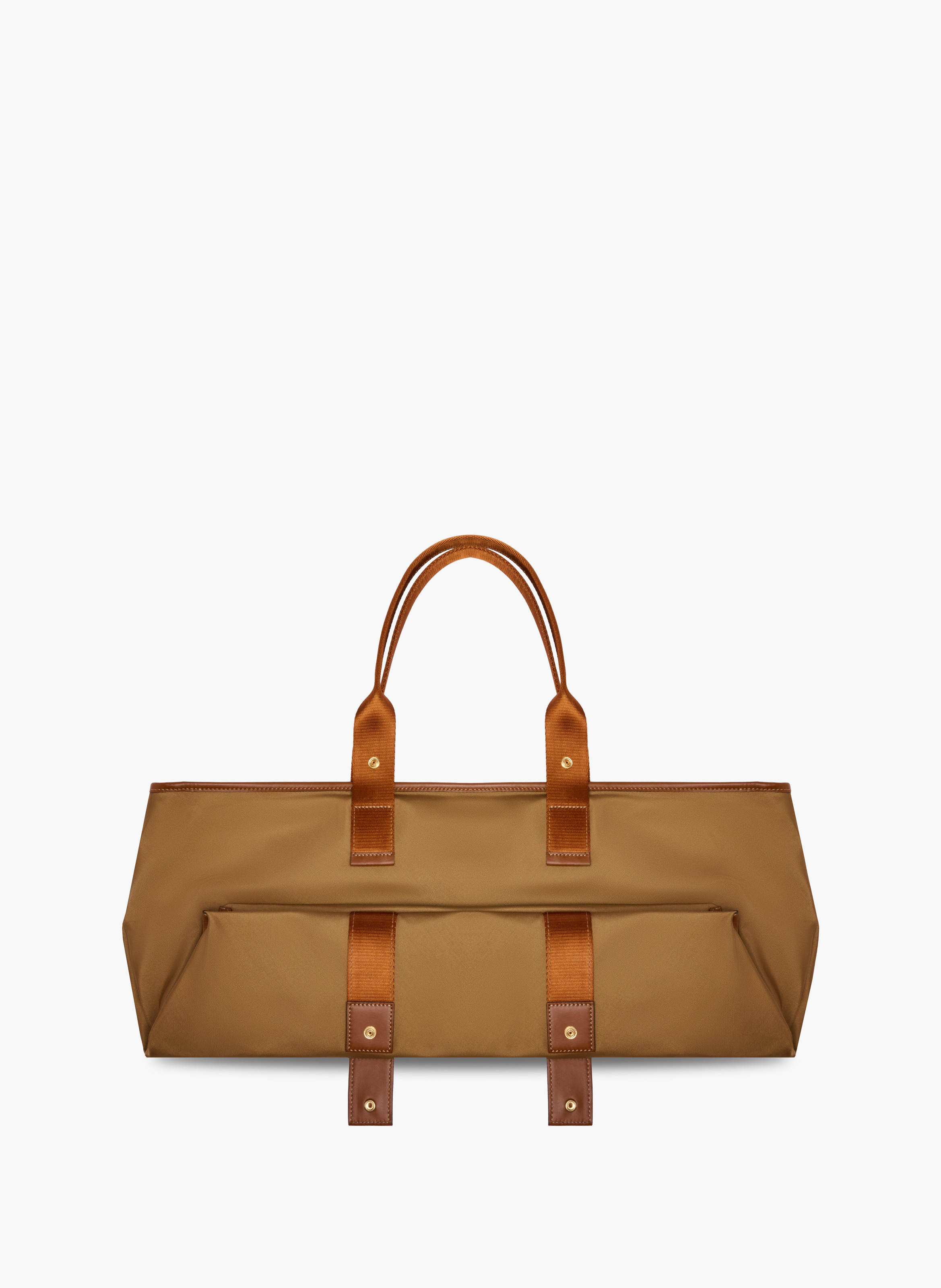 Sac cabas zippé l mistral rollable de lancel en nylon LANCEL Beige