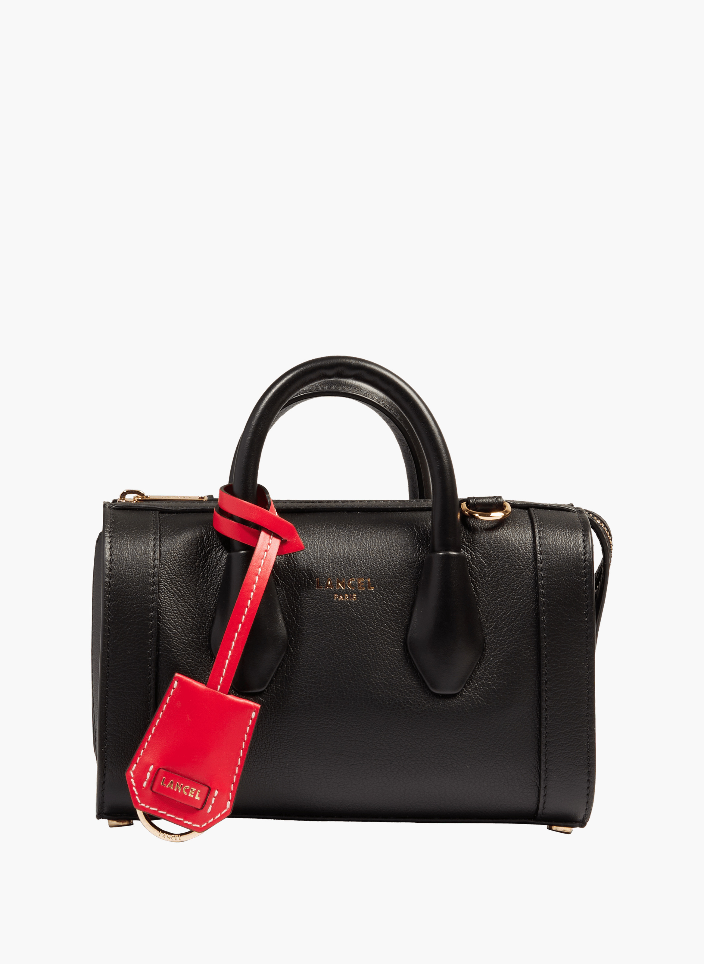 Mini sac bowling bcbg de lancel en cuir LANCEL Noir