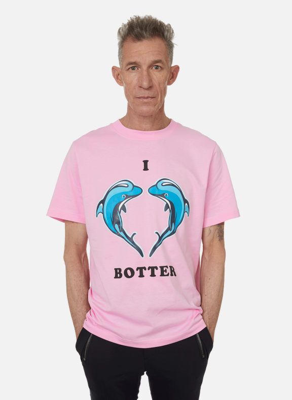 BOTTER Have a Nice Day printed cotton T-shirt Pink