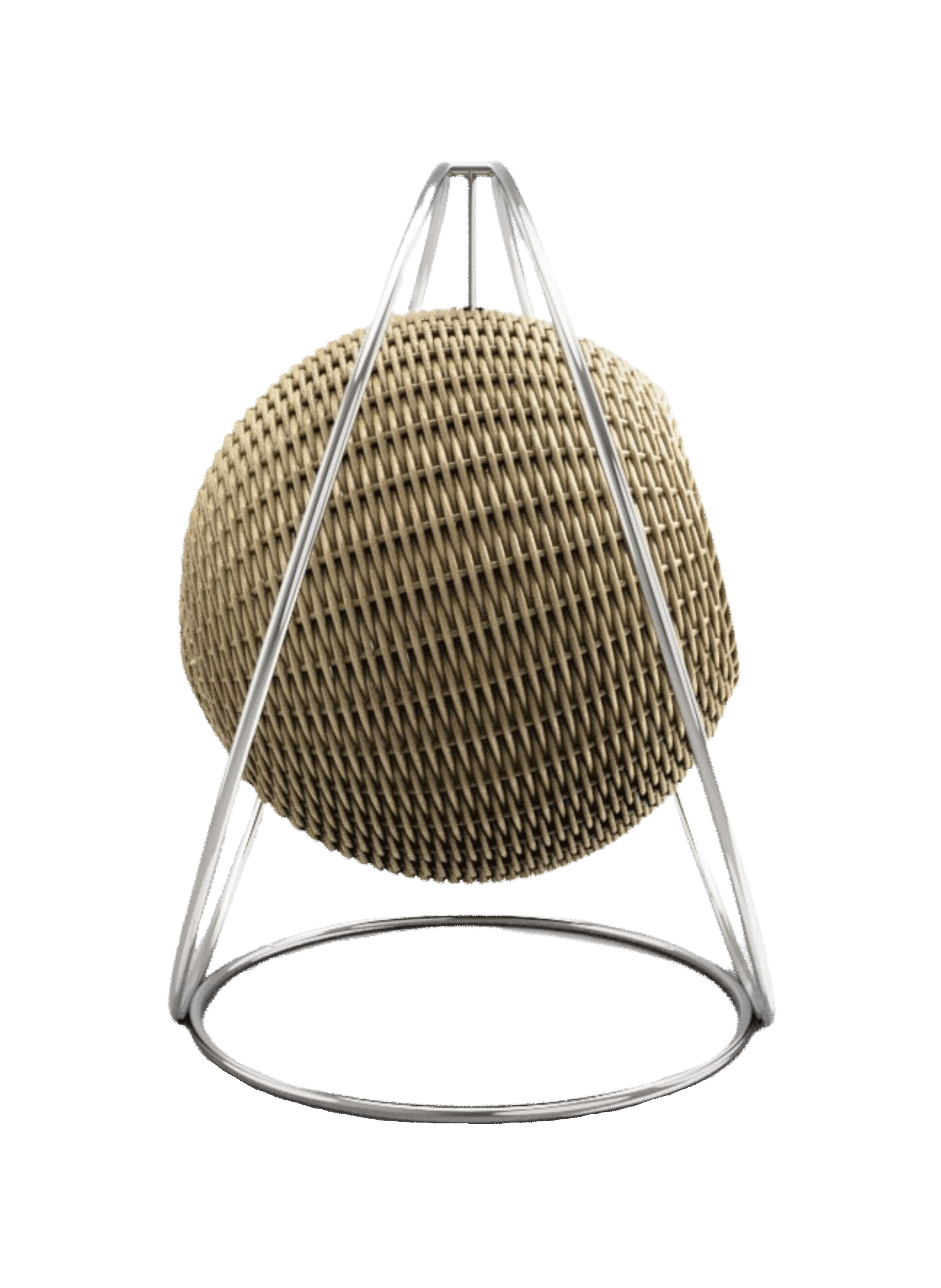 Solar wicker cat tree Beige