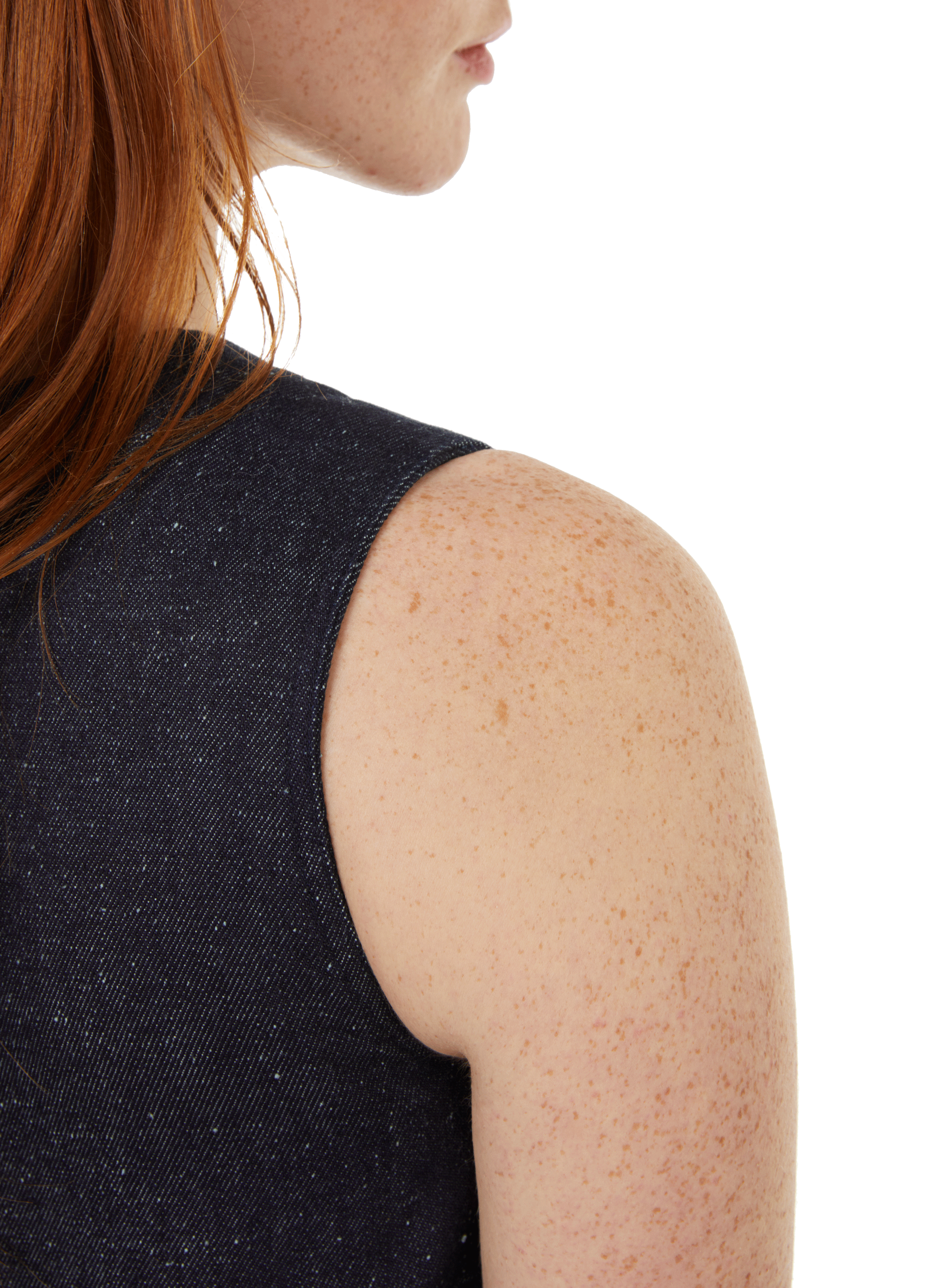 Robe longue en jean MOSSI Bleu