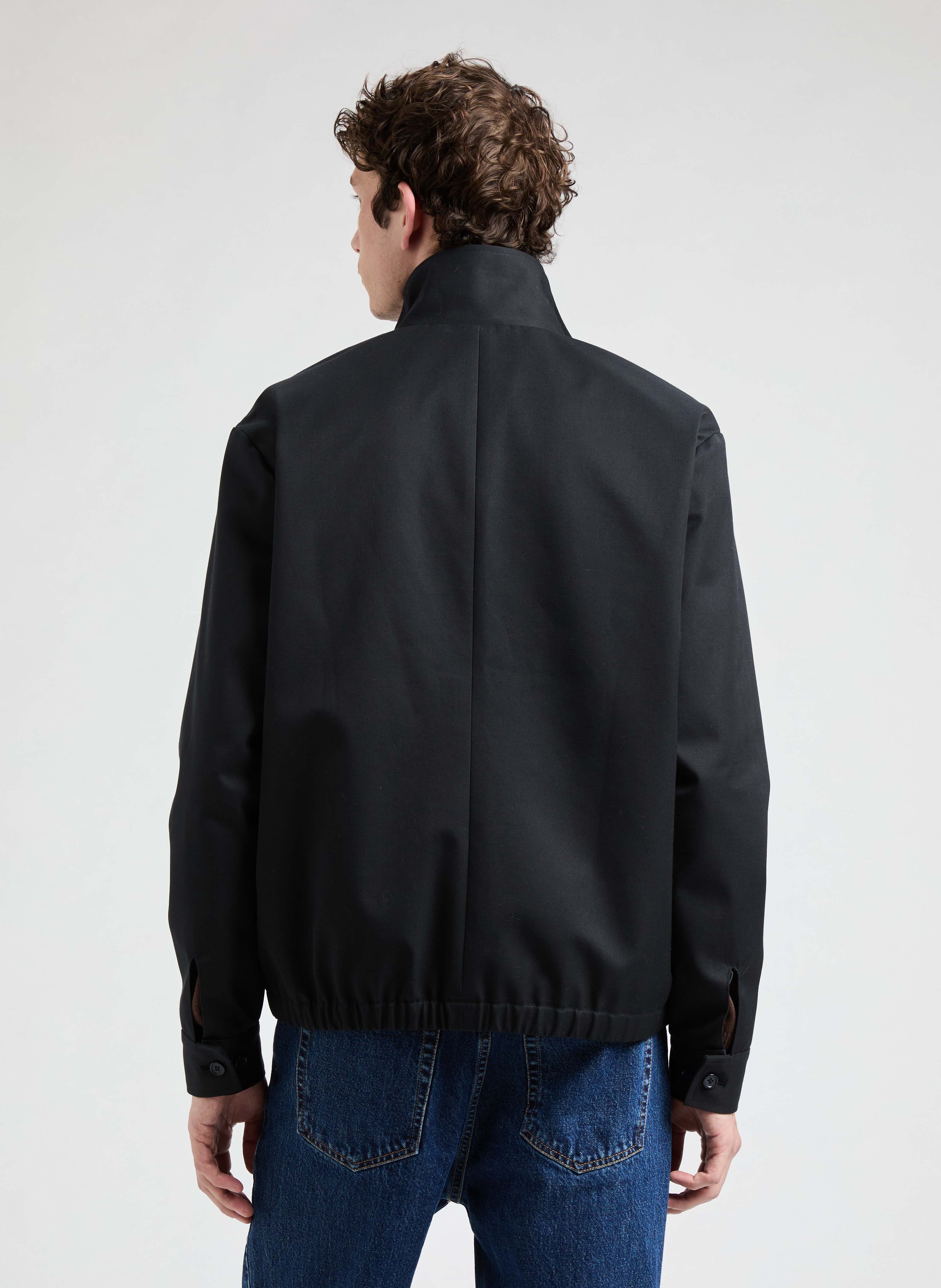 Veste légère en coton mélangé  SAISON 1865 Bleu