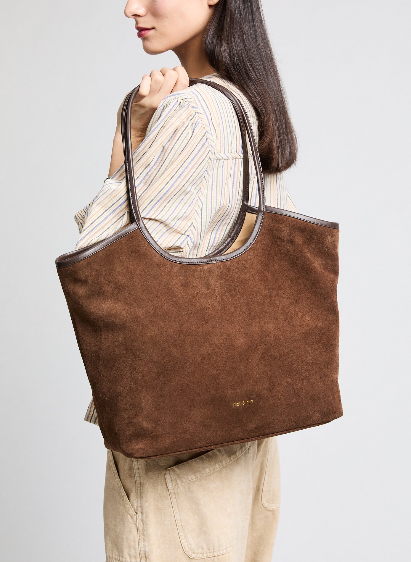 Sac cabas Milan NAT &amp; NIN Marron
