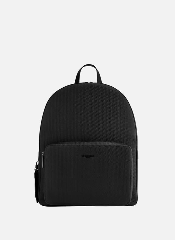Sac à dos emile en cuir signature t Noir by LE TANNEUR LE TANNEUR Sac à dos emile en cuir signature t Noir