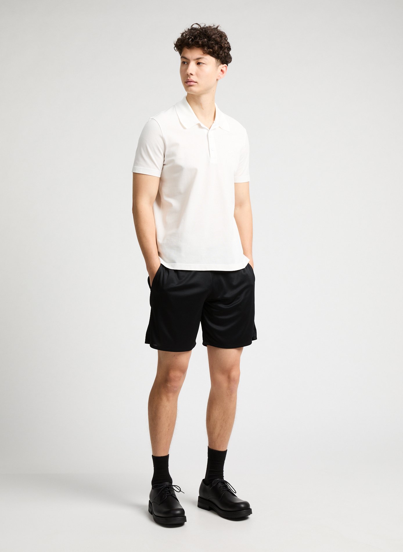 Short sleeve cotton polo shirt COURRÈGES White