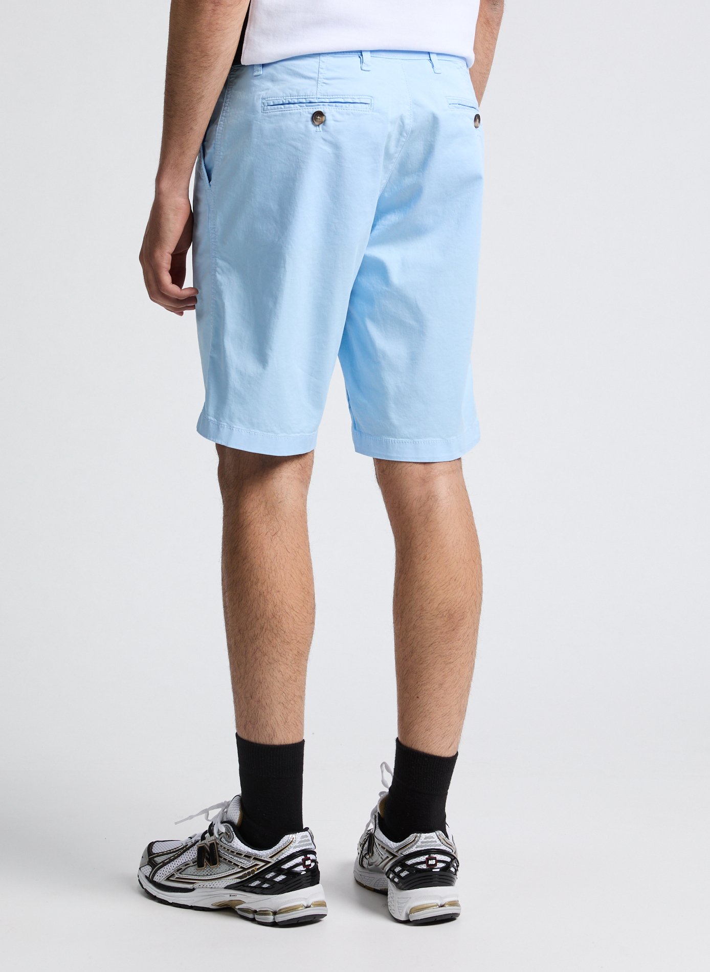 Bermuda en coton EDEN PARK Bleu