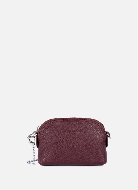 Petit porte-monnaie - foulonné pm Rouge by LANCASTER LANCASTER Petit porte-monnaie - foulonné pm Rouge