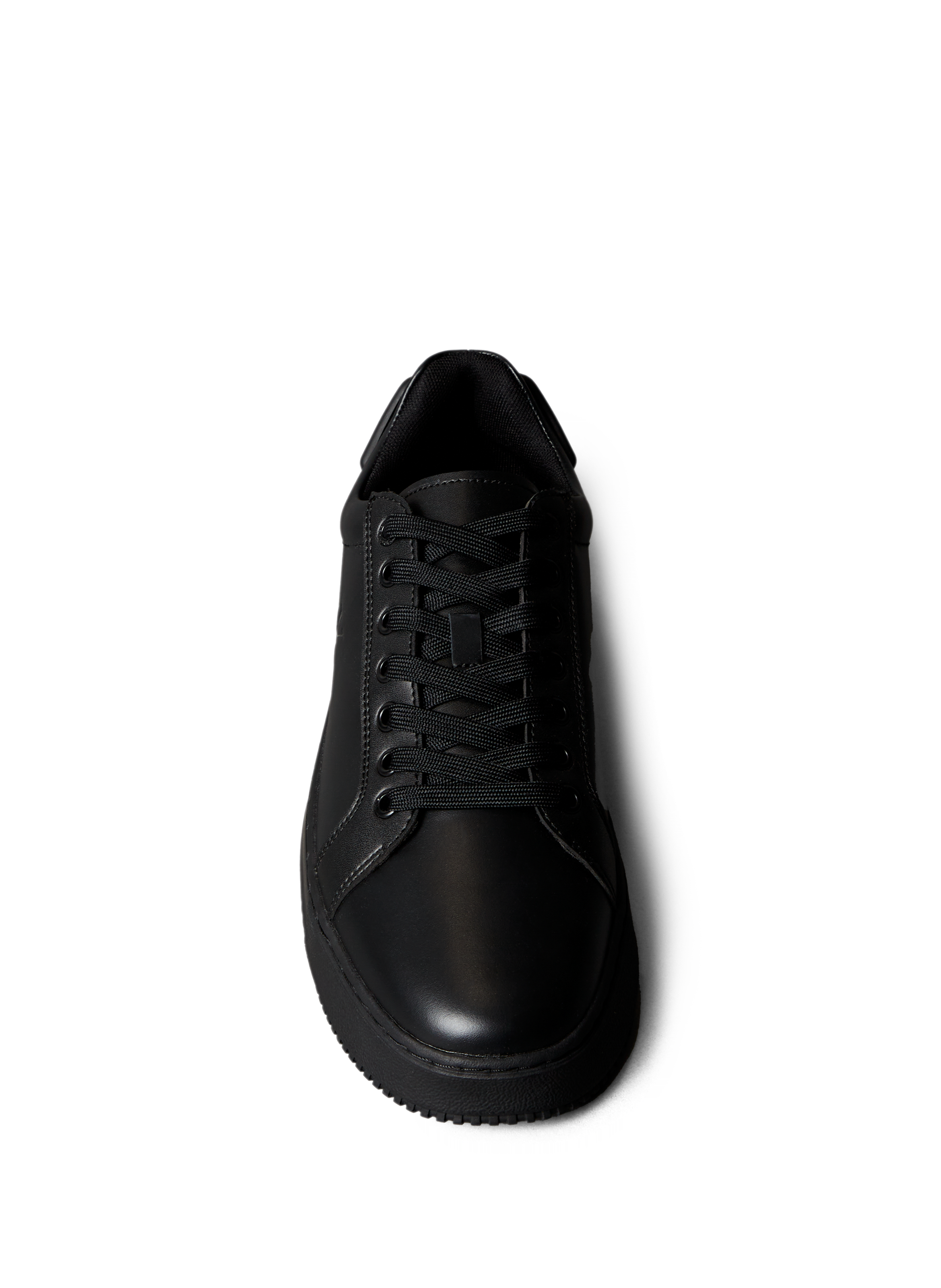 Leather sneakers CALVIN KLEIN Black