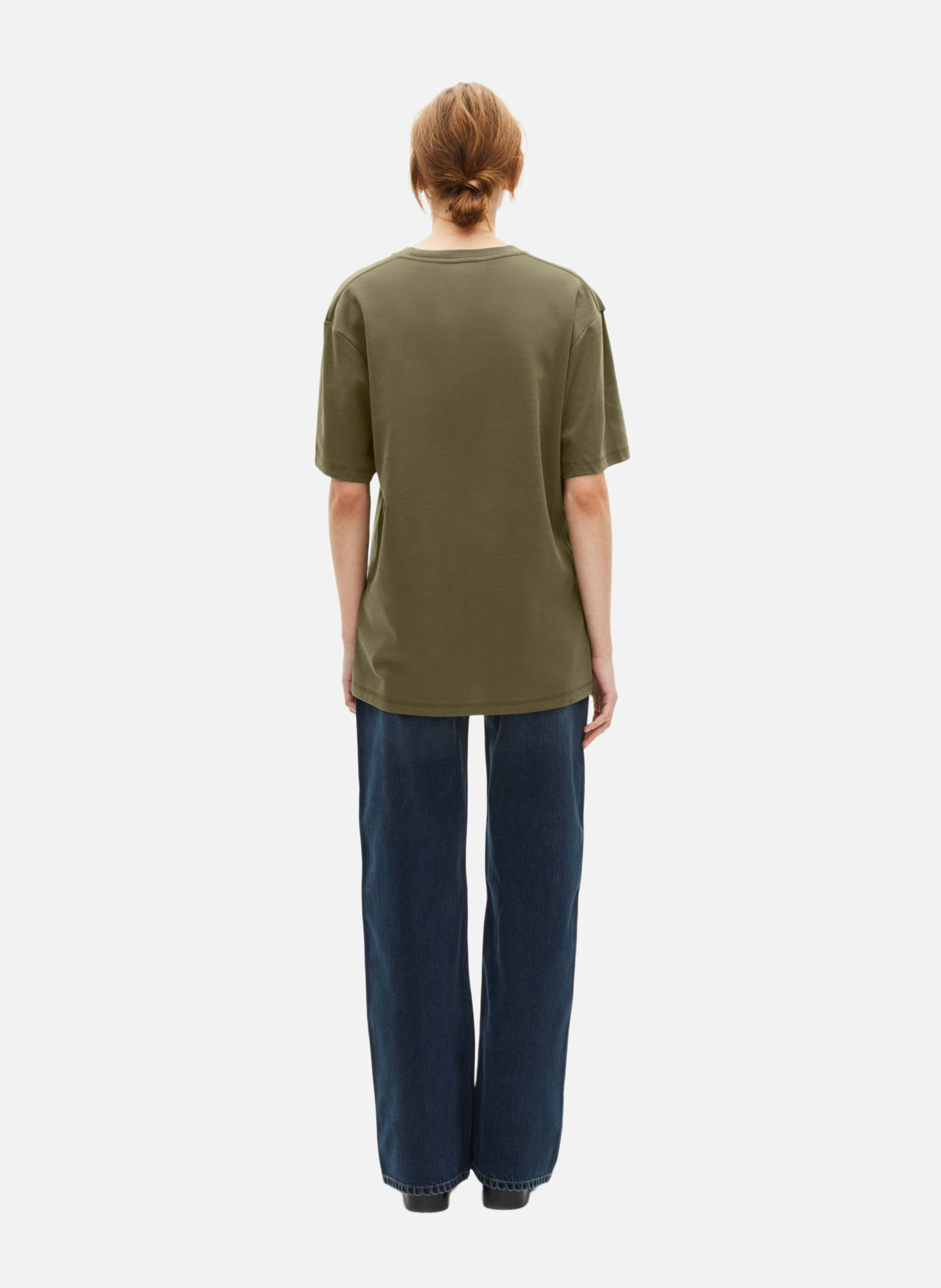 T-shirt mixte droit uni unisexe THE KOOPLES Vert