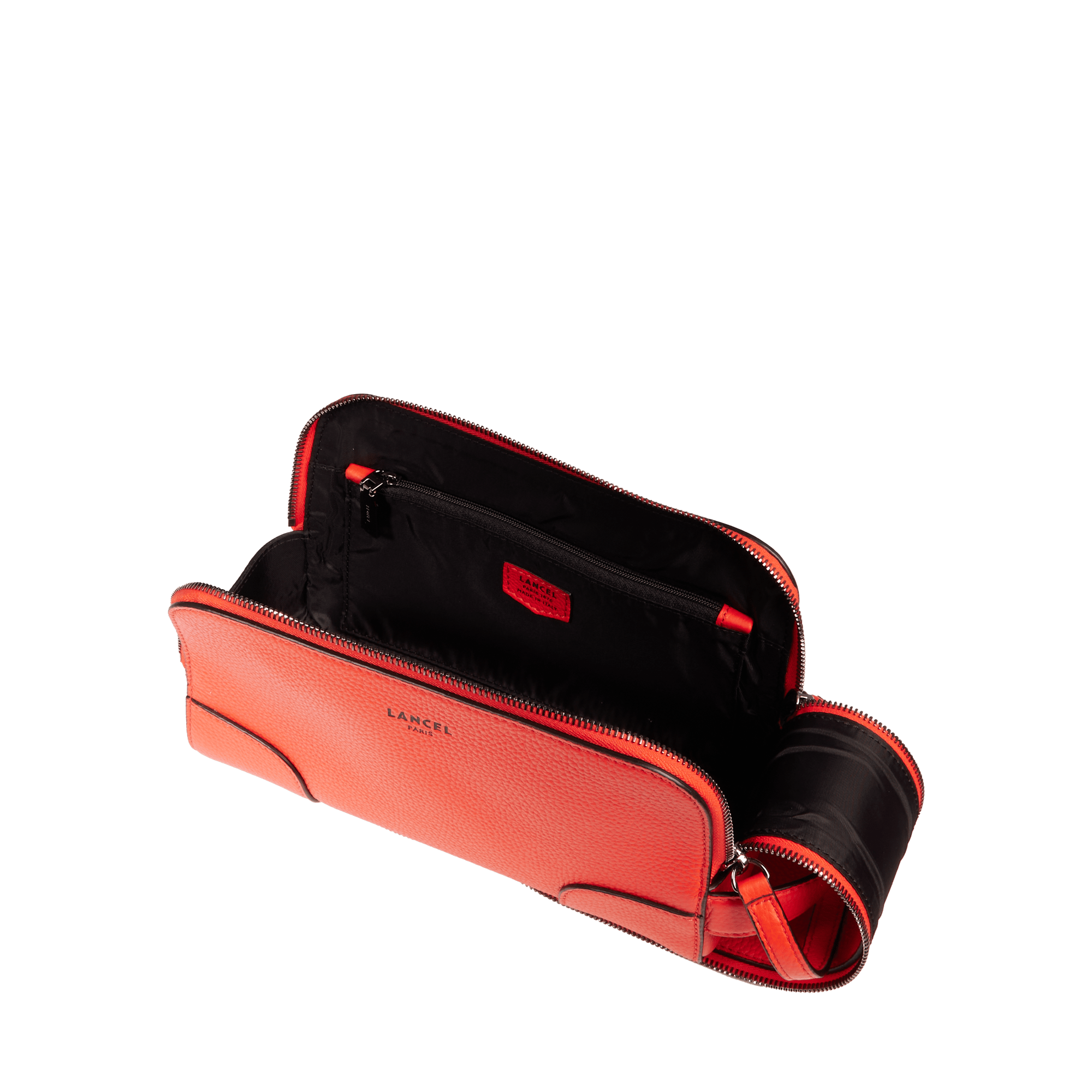 Trousse de toilette charlie de lancel en cuir LANCEL Orange