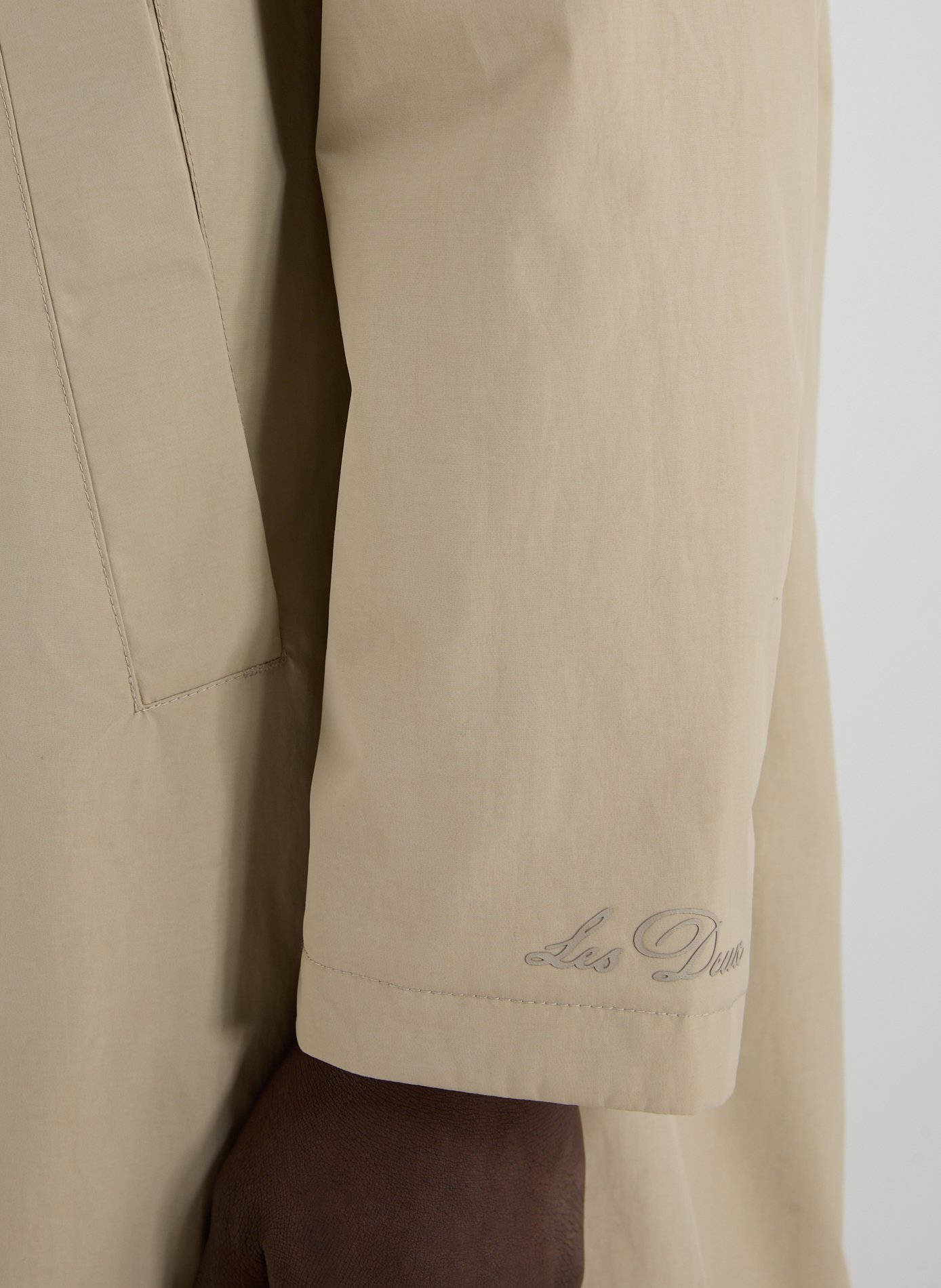 Parka longue col classique LES DEUX Blanc