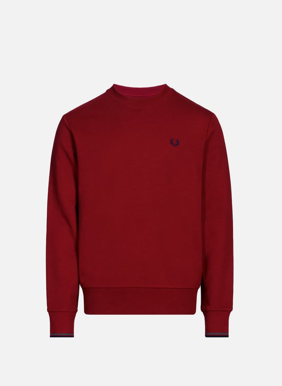 Sweatshirt col rond en coton FRED PERRY Sweatshirt col rond en coton FRED PERRY