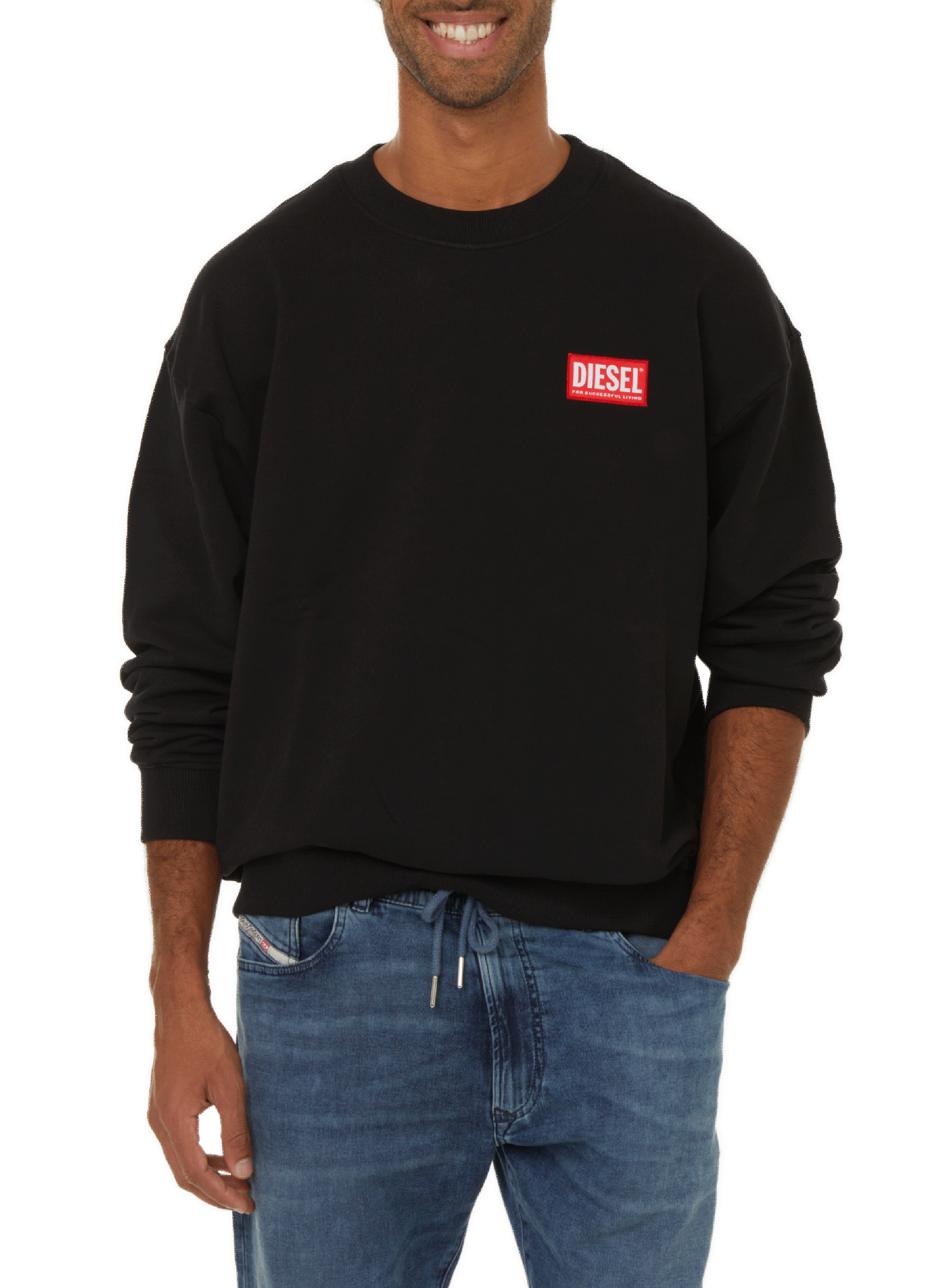 DIESEL Sweatshirt en coton  Noir