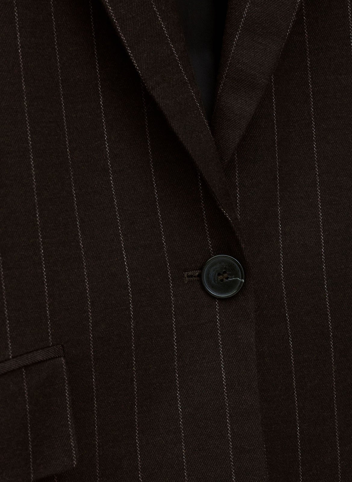 Veste tailleur oversize rayée hocee BA&SH Marron