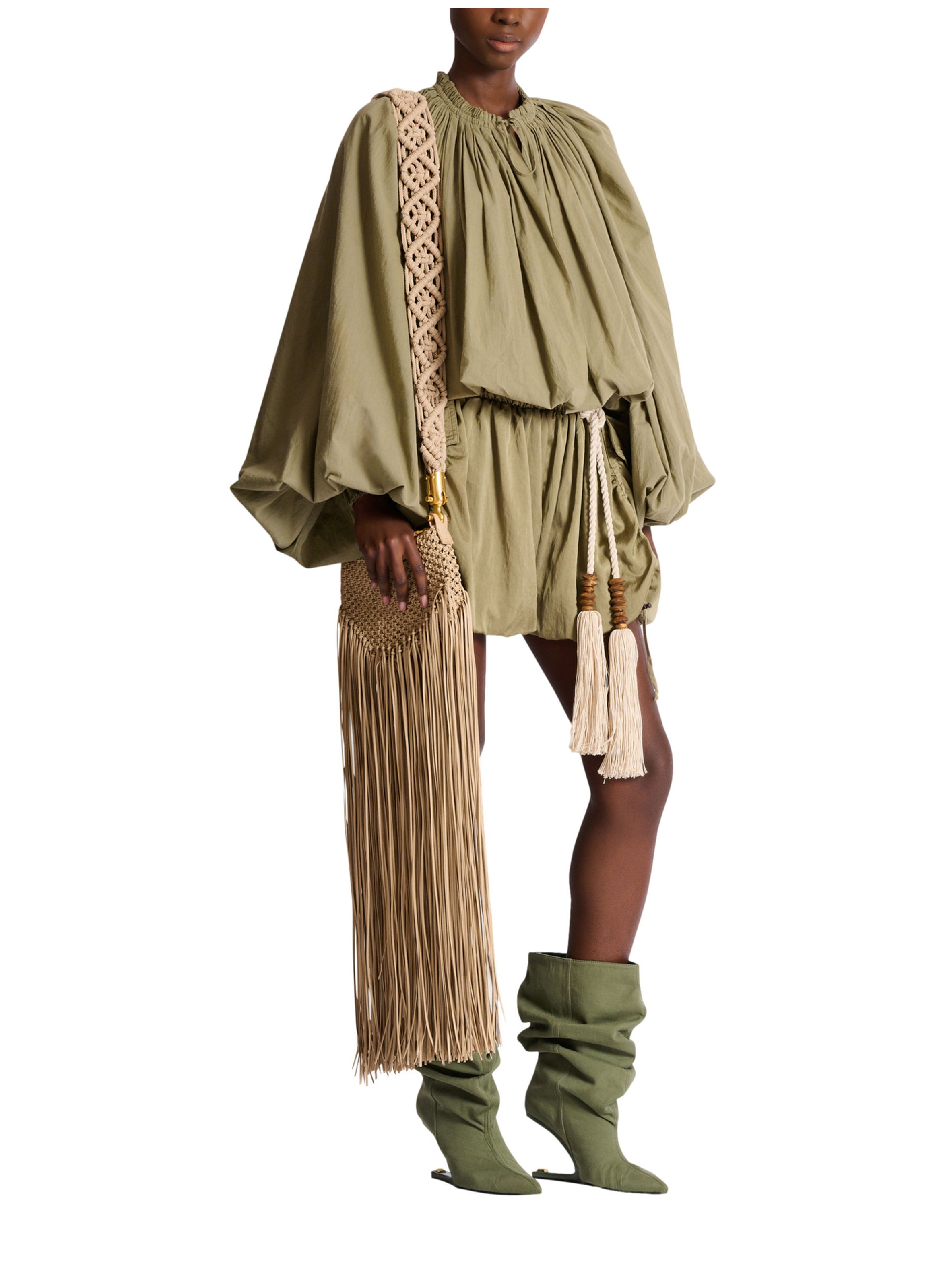 Blouse en coton BALMAIN Vert