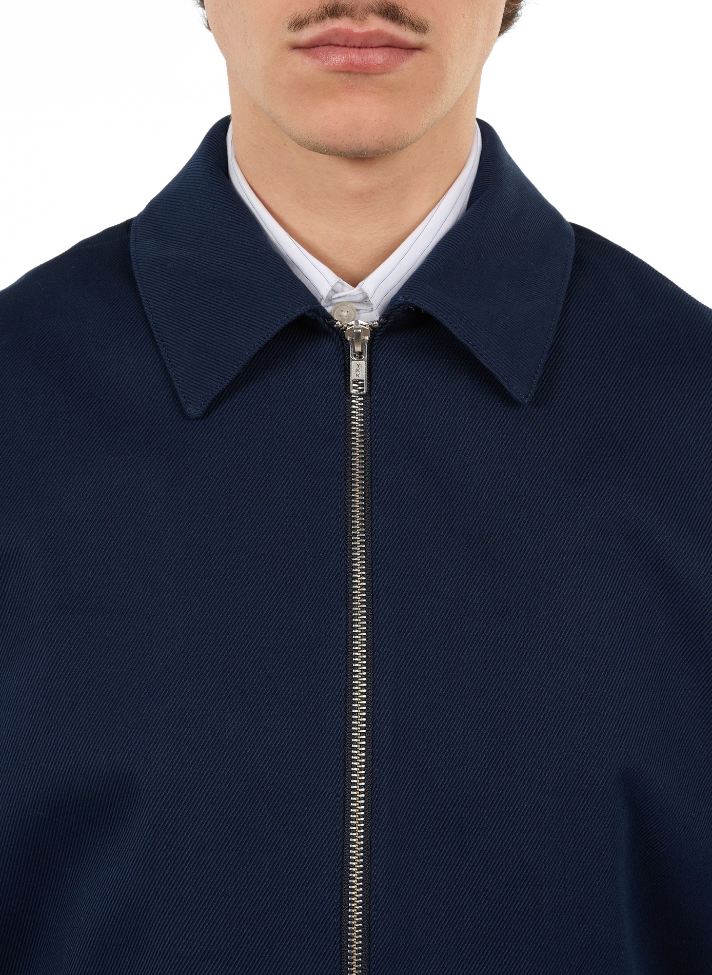Veste Good col classique en laine SAISON 1865 Bleu
