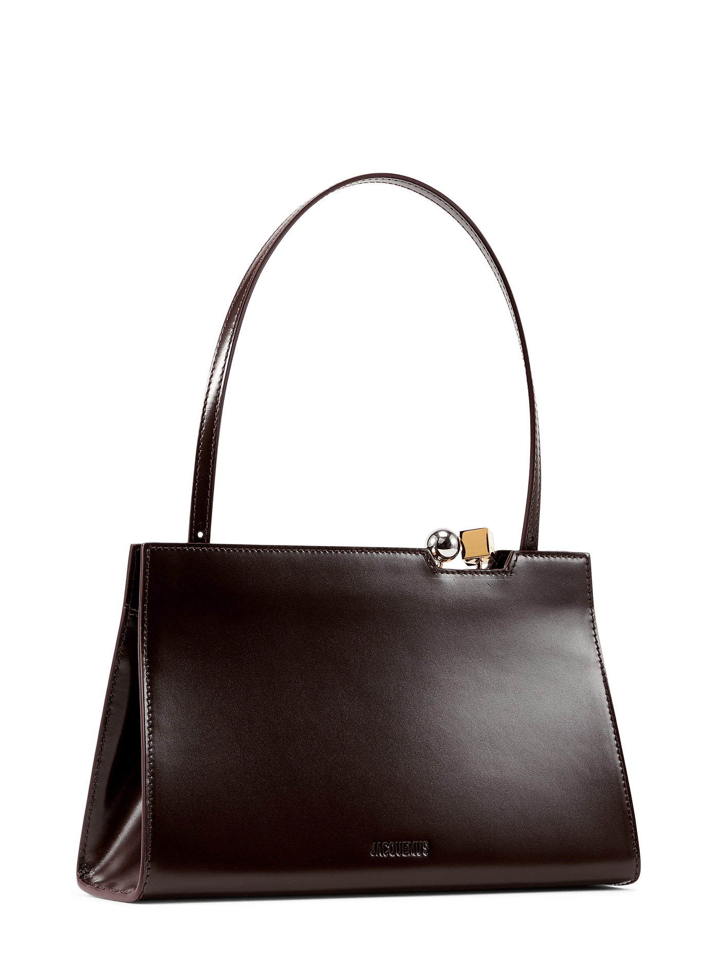 Le sac Salon en cuir de veau JACQUEMUS Rouge