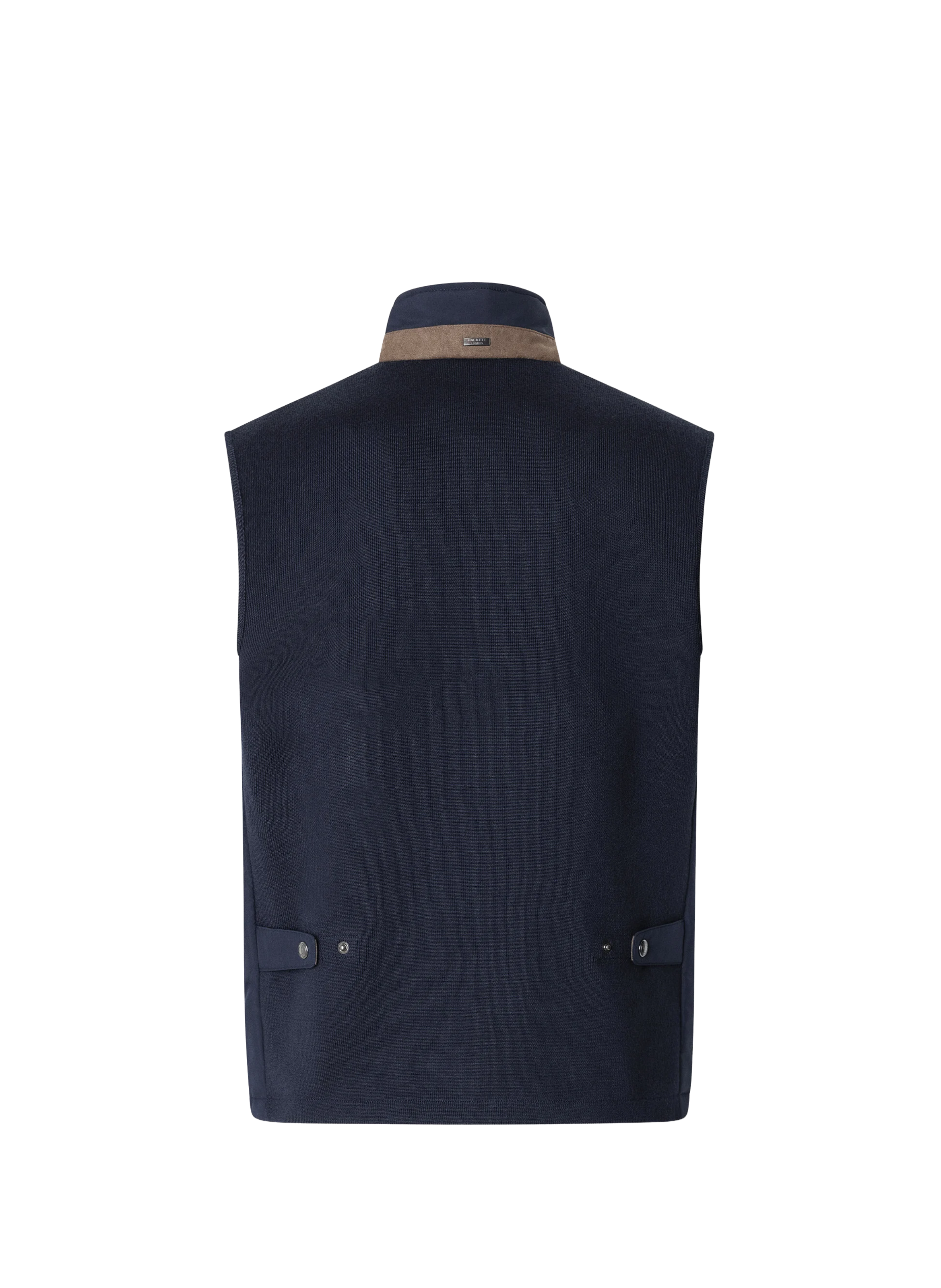 sleeveless straight vest HACKETT Blue