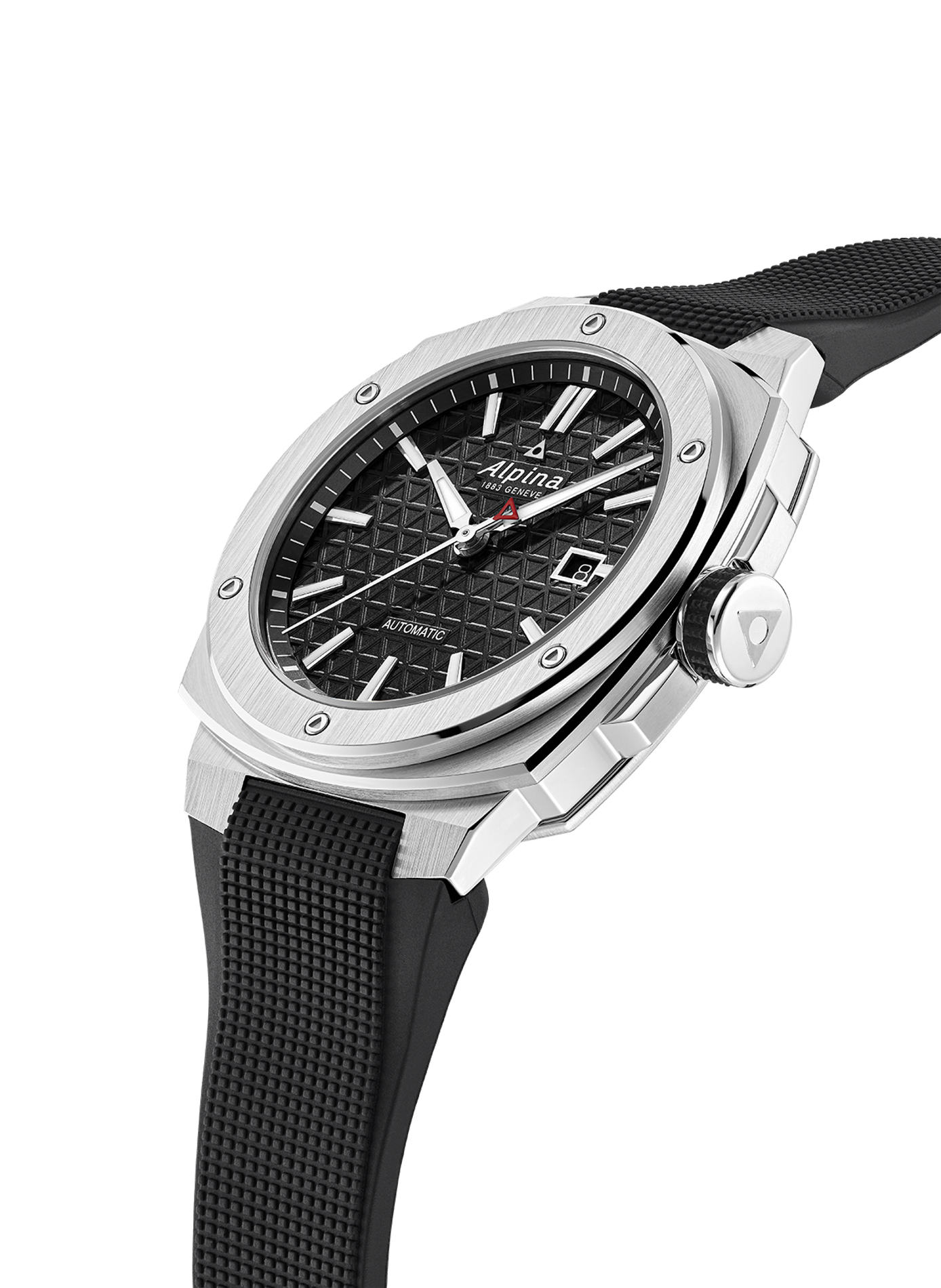 Montre automatique Extreme Automatic en caoutchouc ALPINA Noir