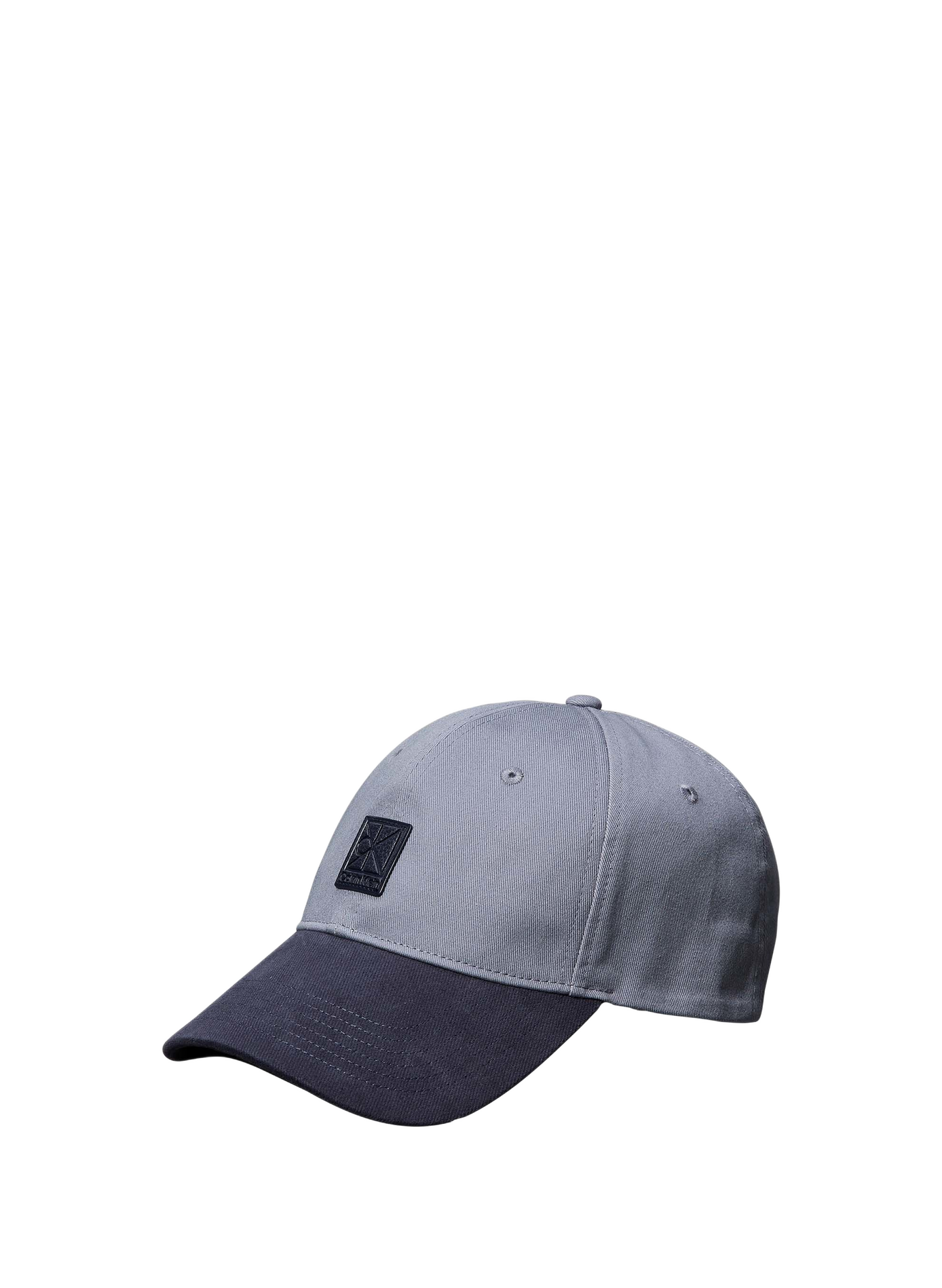 Adjustable cotton cap with logo patch CALVIN KLEIN Grey