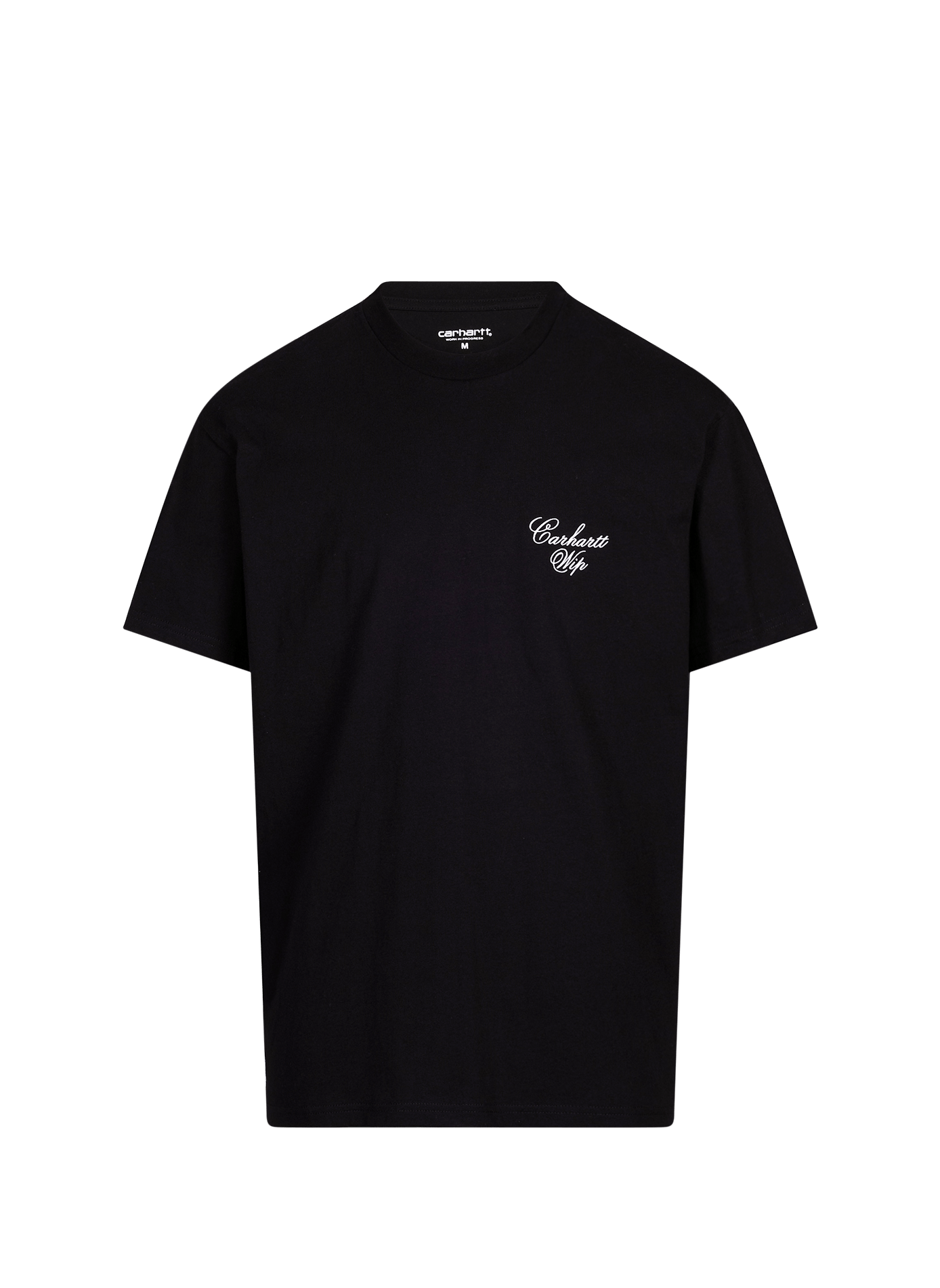 Tee-shirt droit uni à broderie CARHARTT WIP Noir