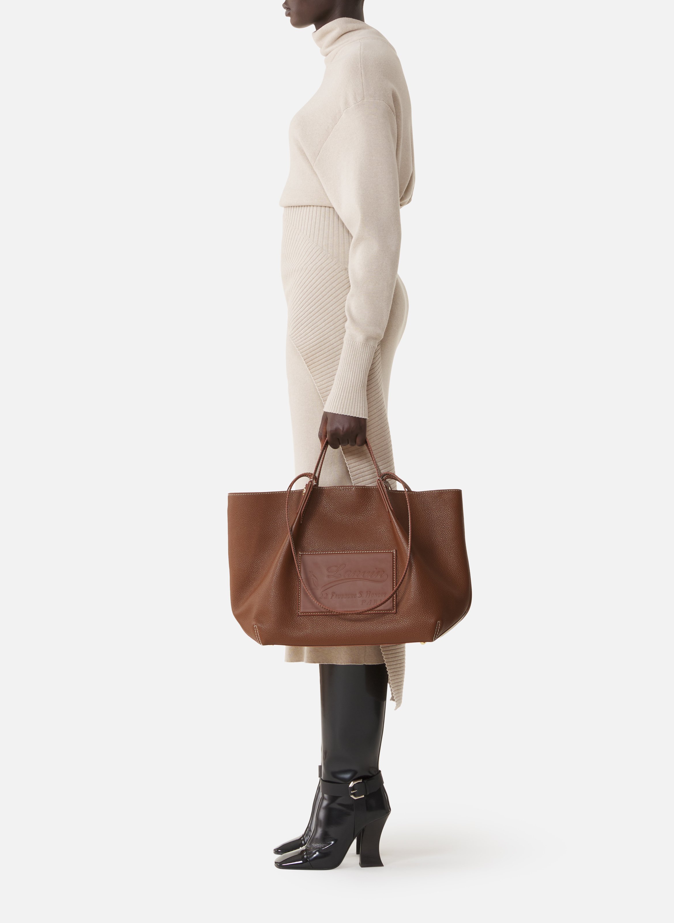 Sac cabas catch by lanvin LANVIN Marron